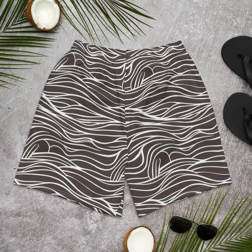 All-Over Print Unisex Athletic Long Shorts 6XL Long Shorts AwRans Clothing all-over-print-unisex-athletic-long-shorts-white-front-67536f36726d4
