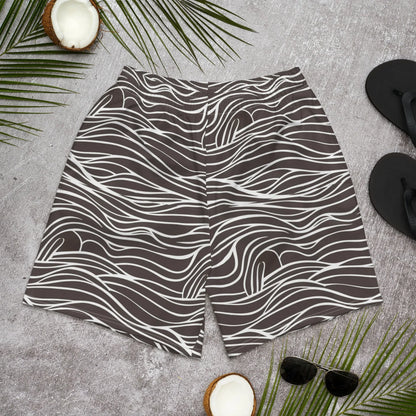 All-Over Print Unisex Athletic Long Shorts - AwRans Clothing