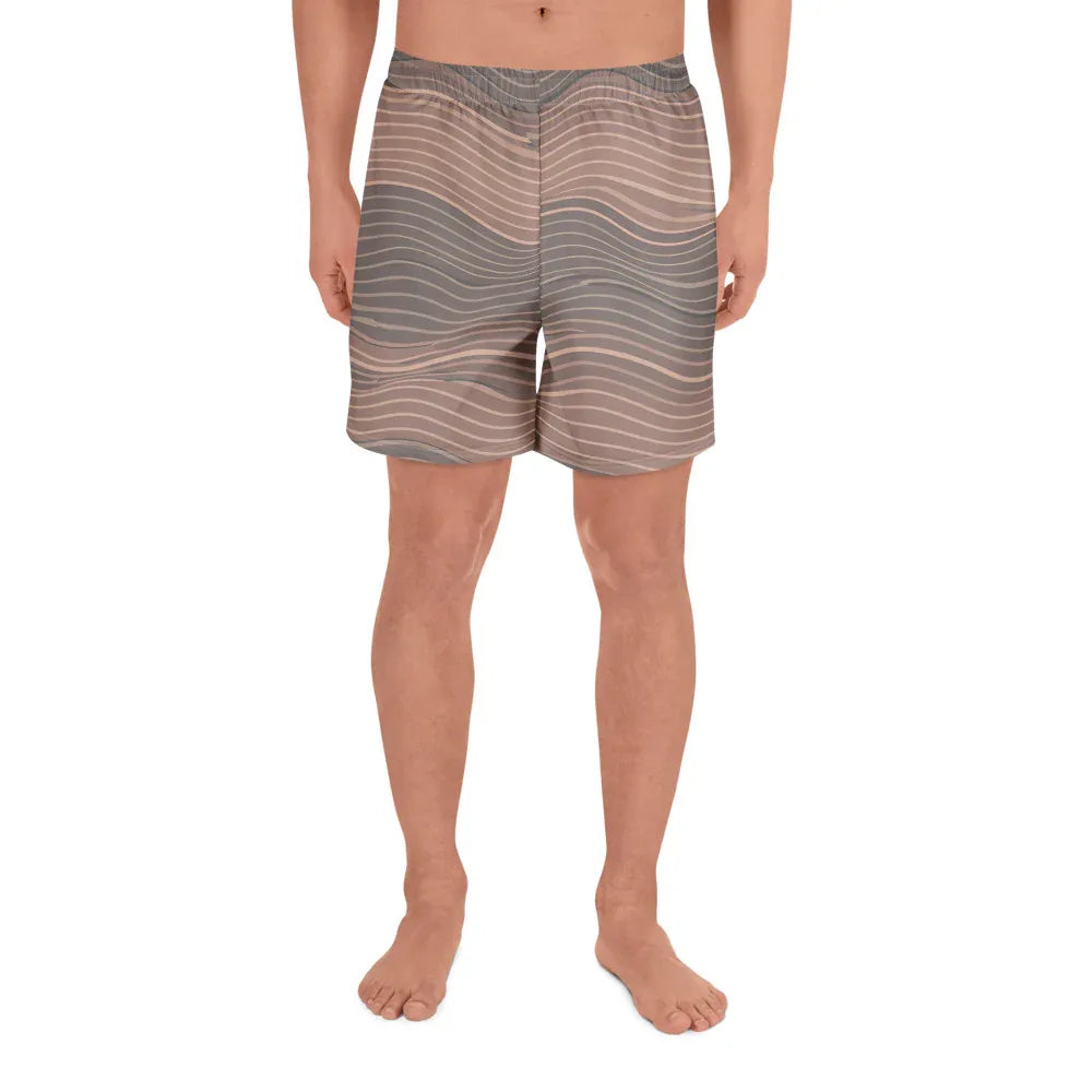 All-Over Print Unisex Athletic Long Shorts - AwRans Clothing