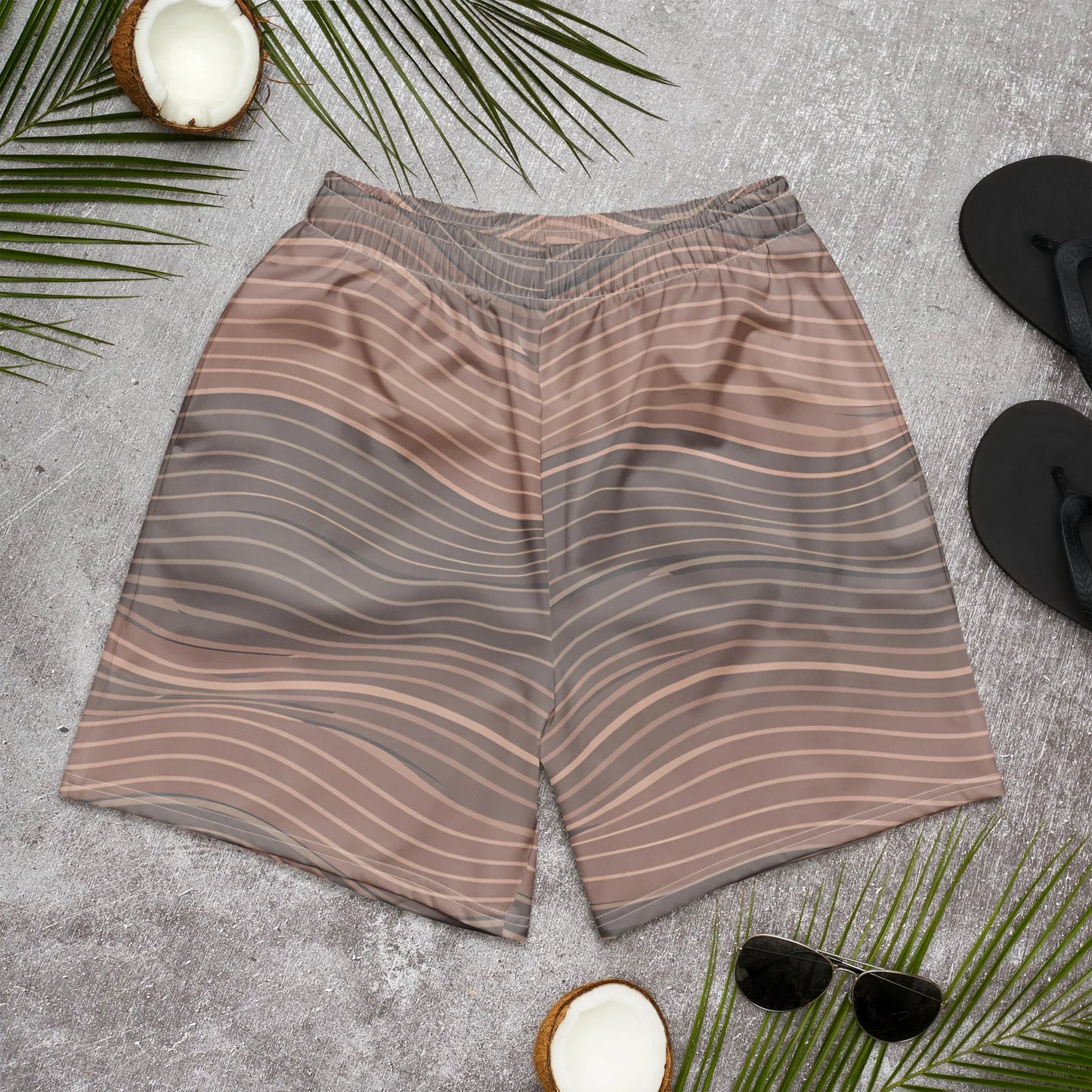 All-Over Print Unisex Athletic Long Shorts - AwRans Clothing