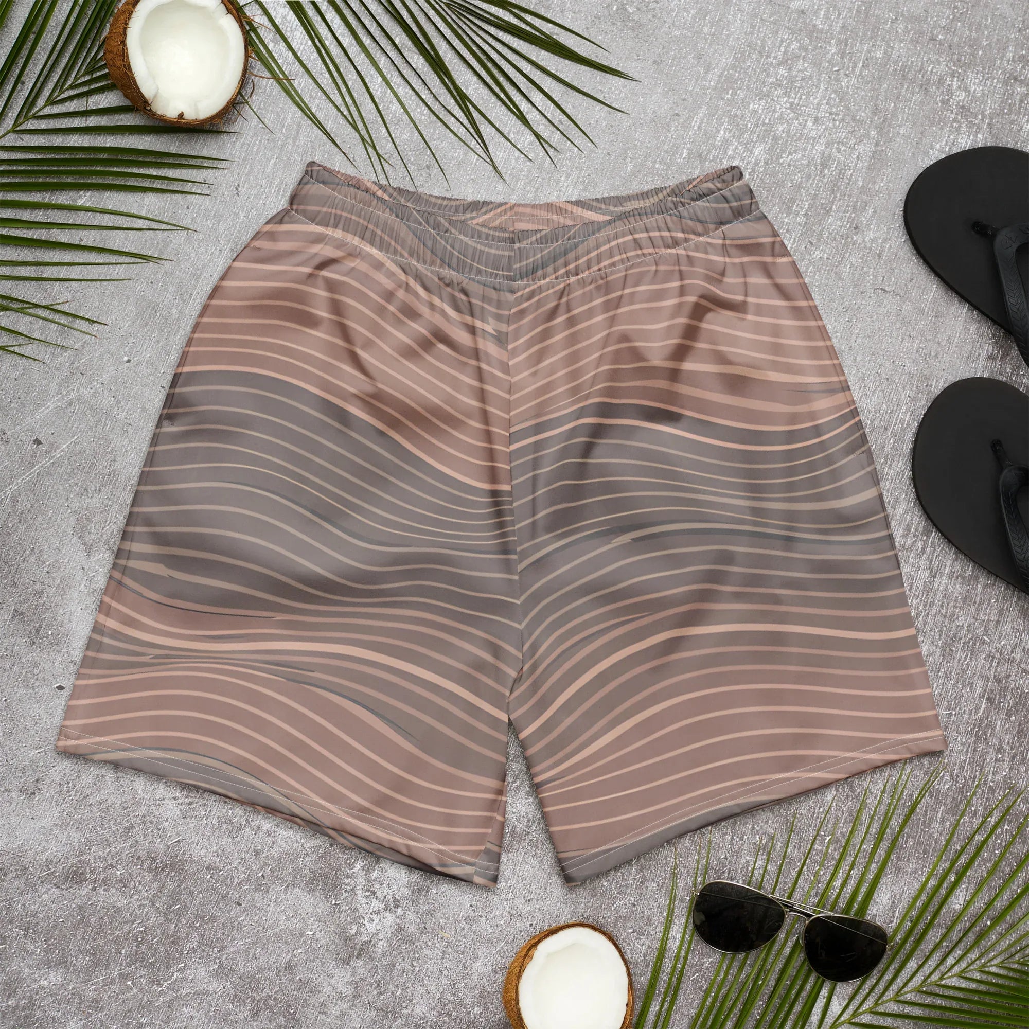 All-Over Print Unisex Athletic Long Shorts - AwRans Clothing