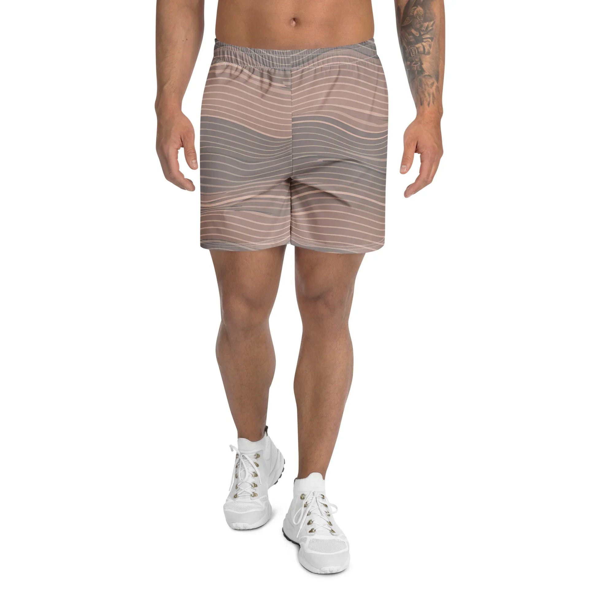 All-Over Print Unisex Athletic Long Shorts - AwRans Clothing
