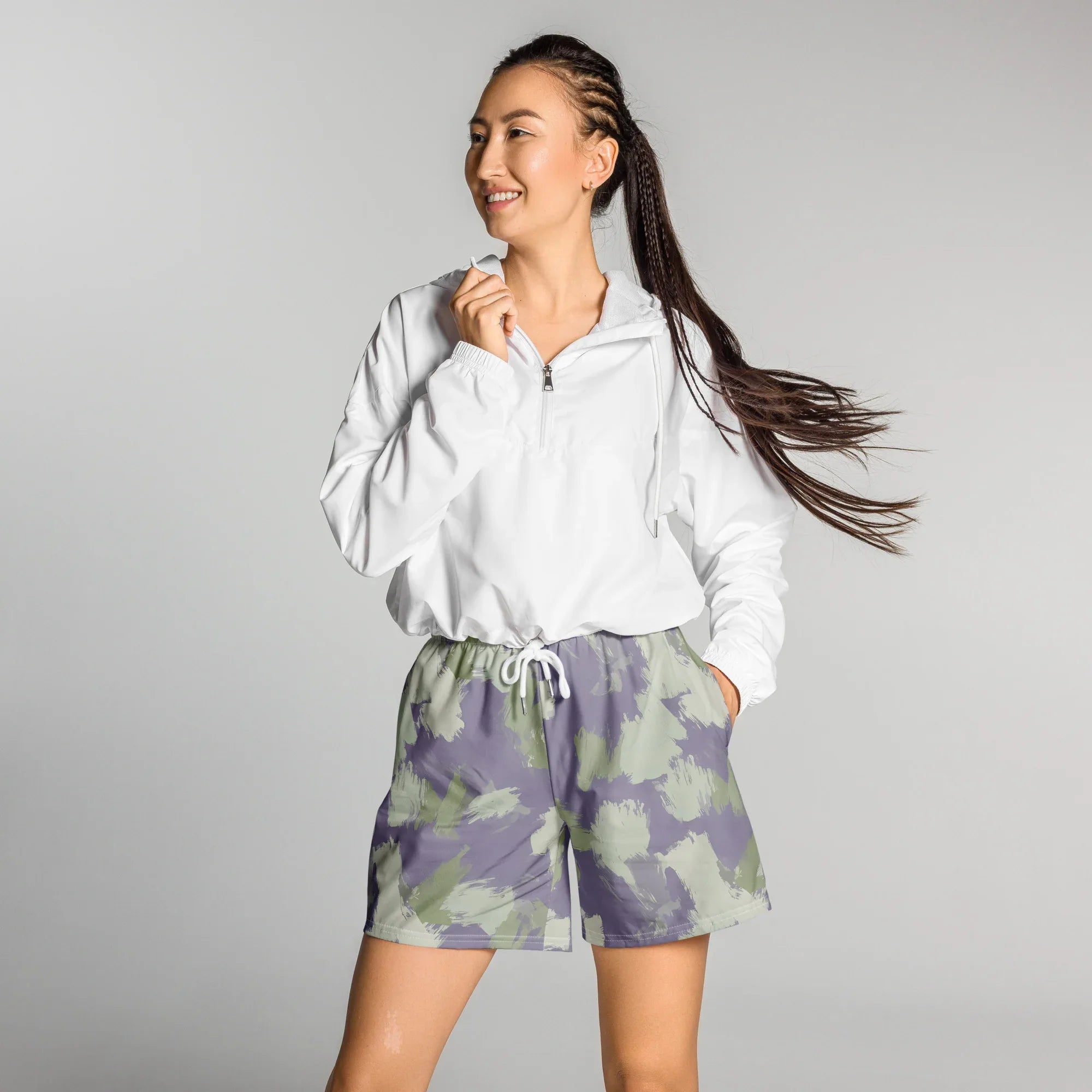 All-Over Print Unisex Athletic Long Shorts - AwRans Clothing