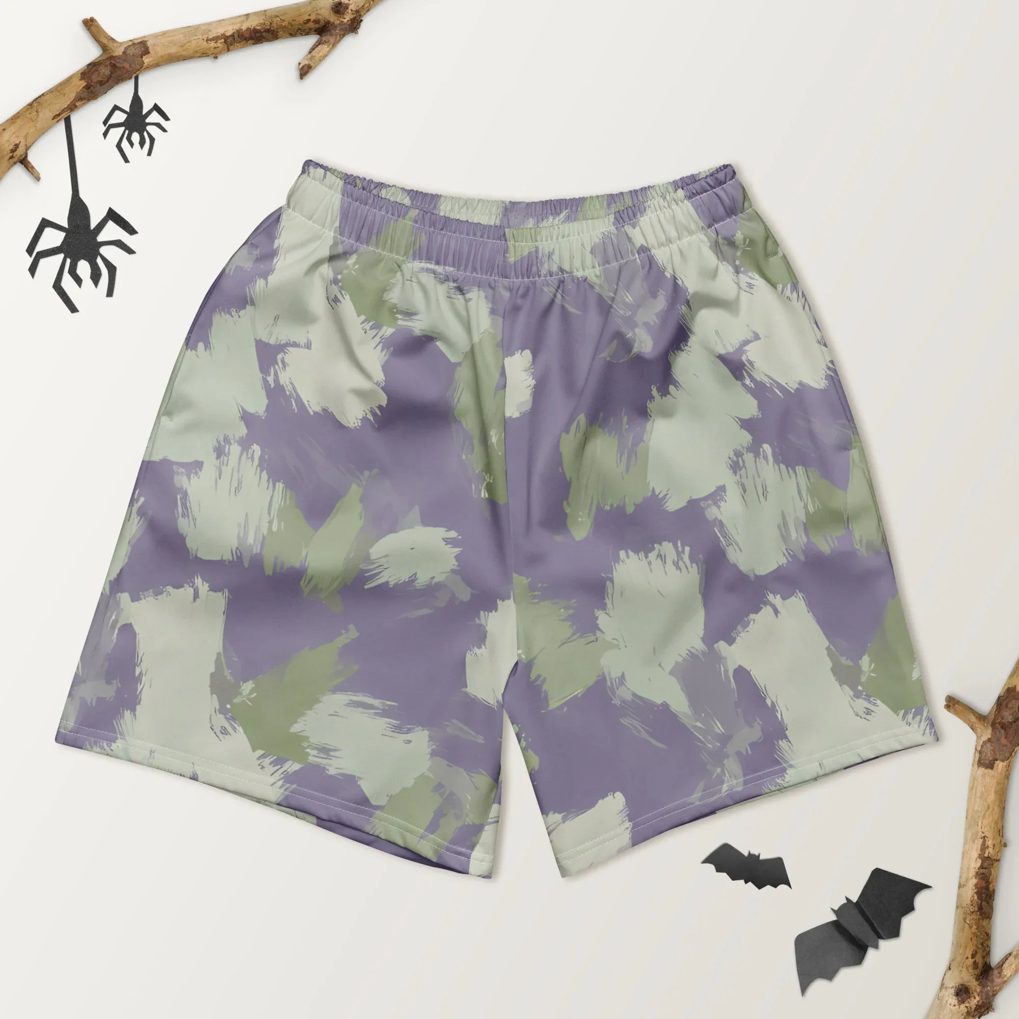 All-Over Print Unisex Athletic Long Shorts - AwRans Clothing