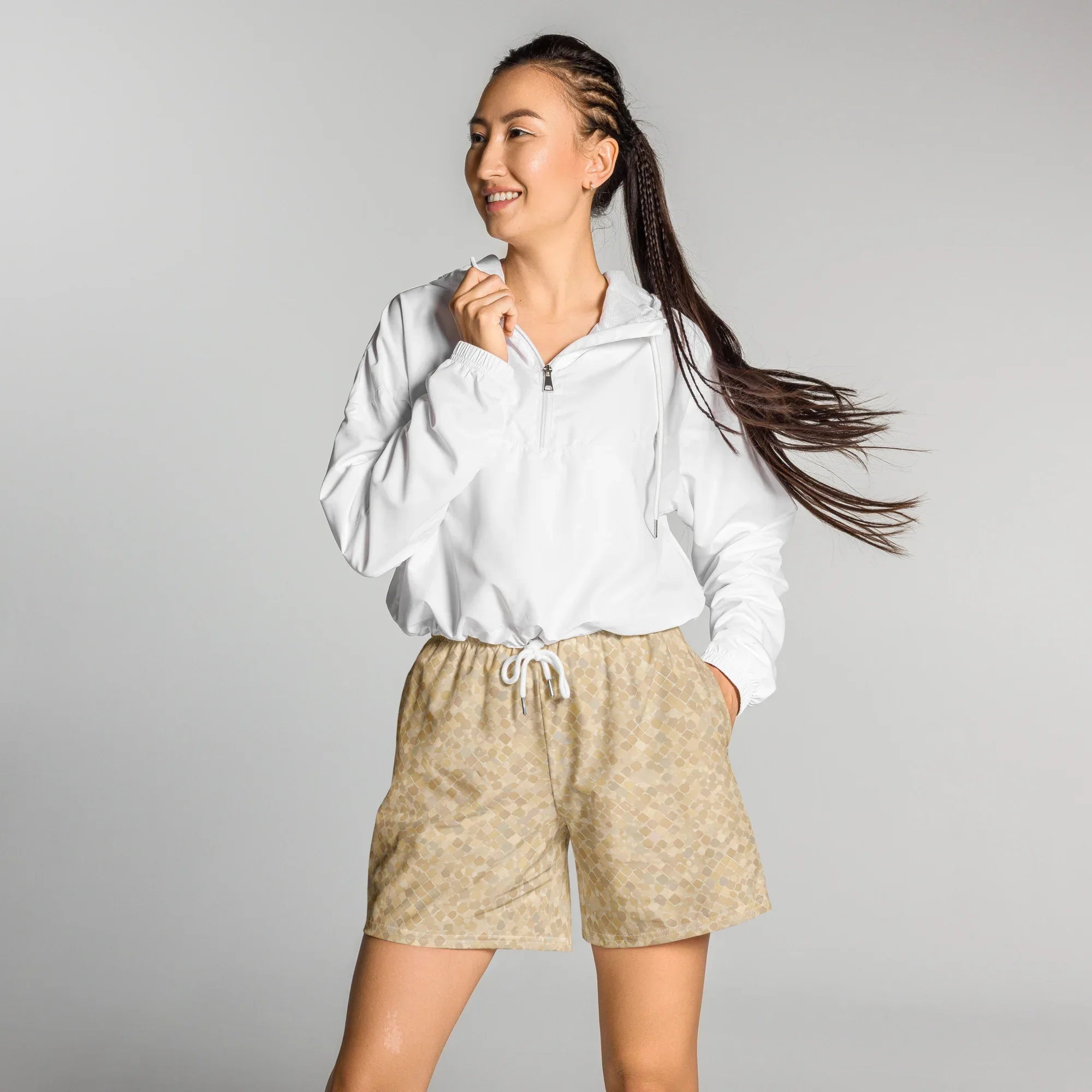 All-Over Print Unisex Athletic Long Shorts - AwRans Clothing