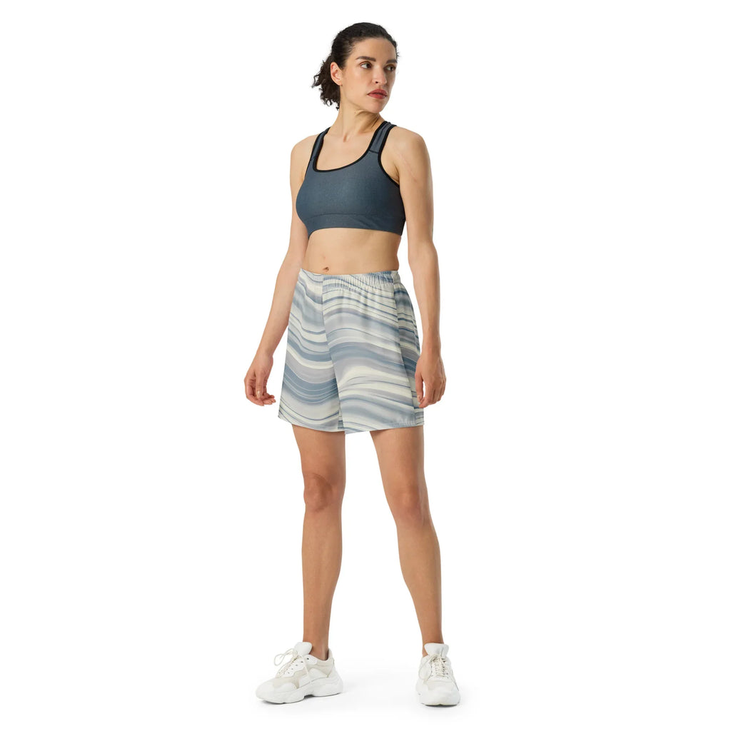 All-Over Print Unisex Athletic Long Shorts - AwRans Clothing