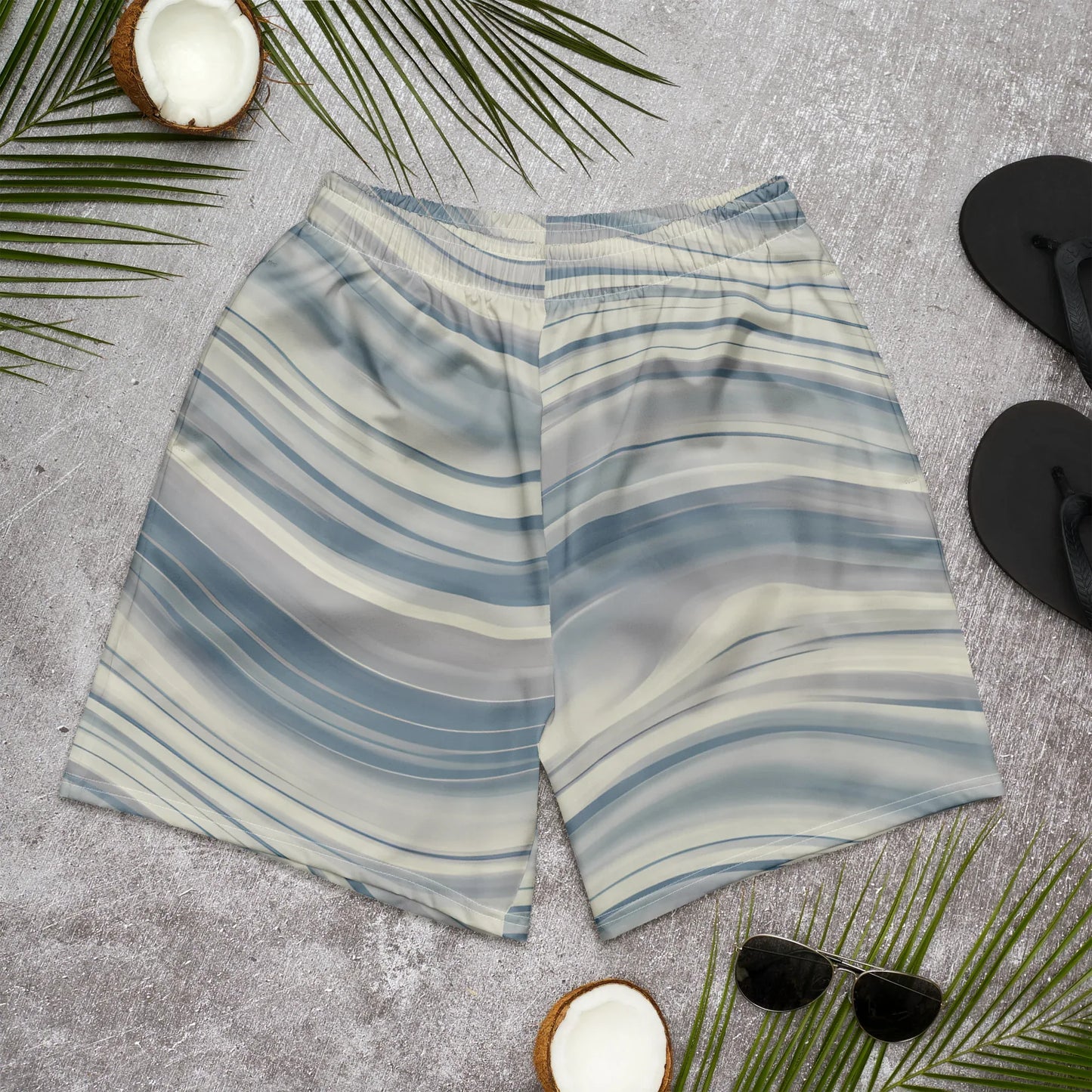 All-Over Print Unisex Athletic Long Shorts - AwRans Clothing