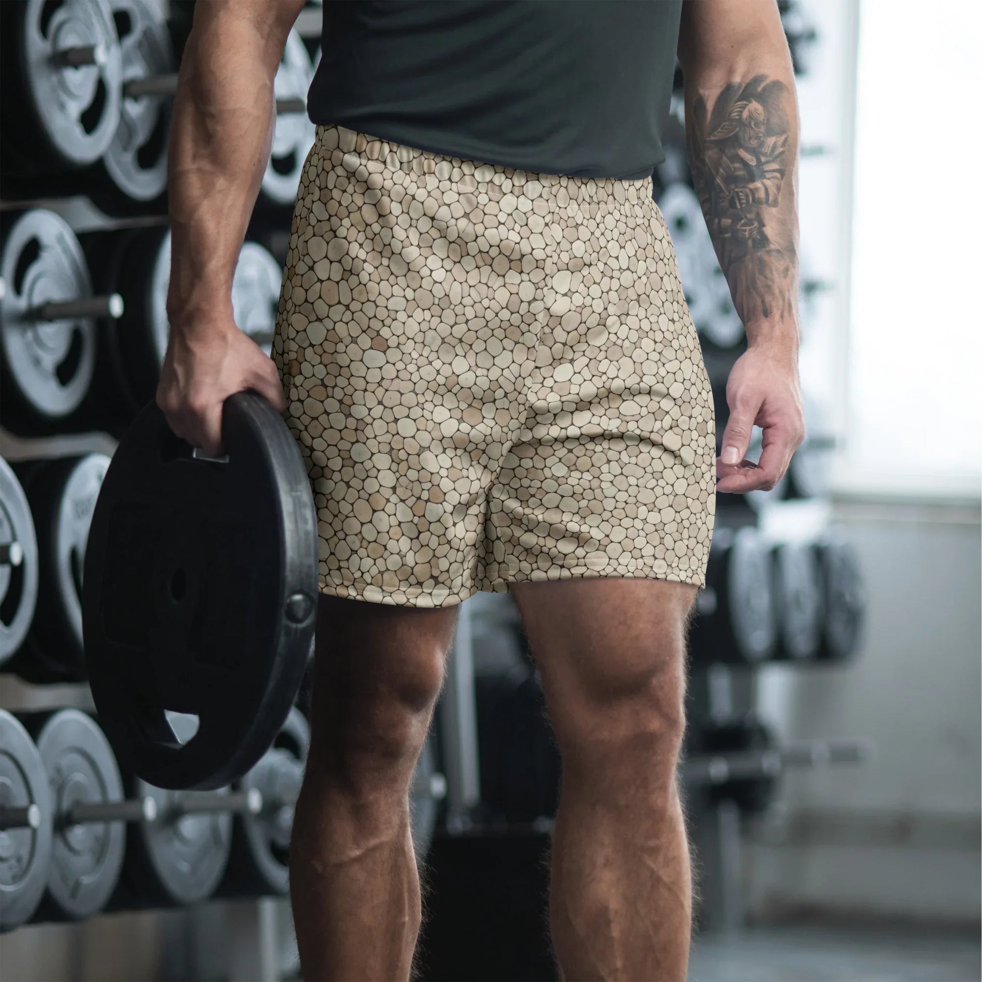 All-Over Print Unisex Athletic Long Shorts - AwRans Clothing