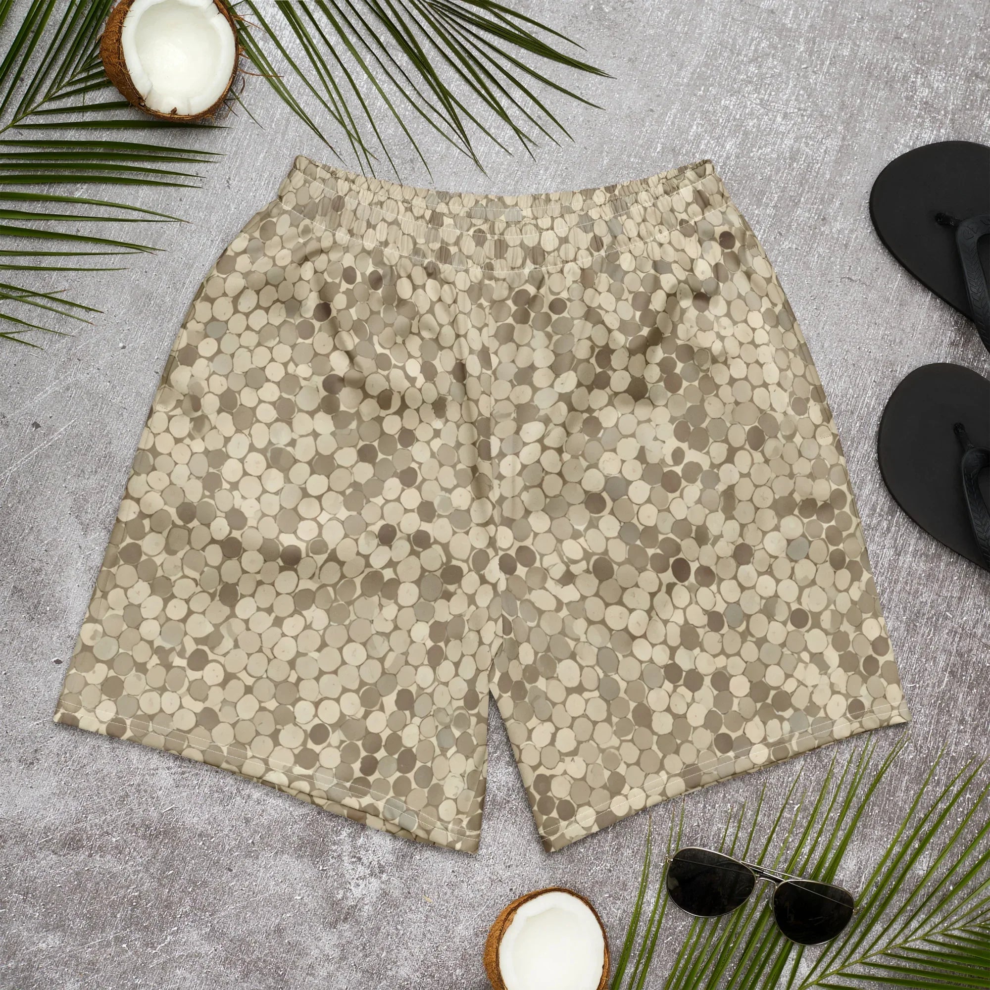 All-Over Print Unisex Athletic Long Shorts - AwRans Clothing