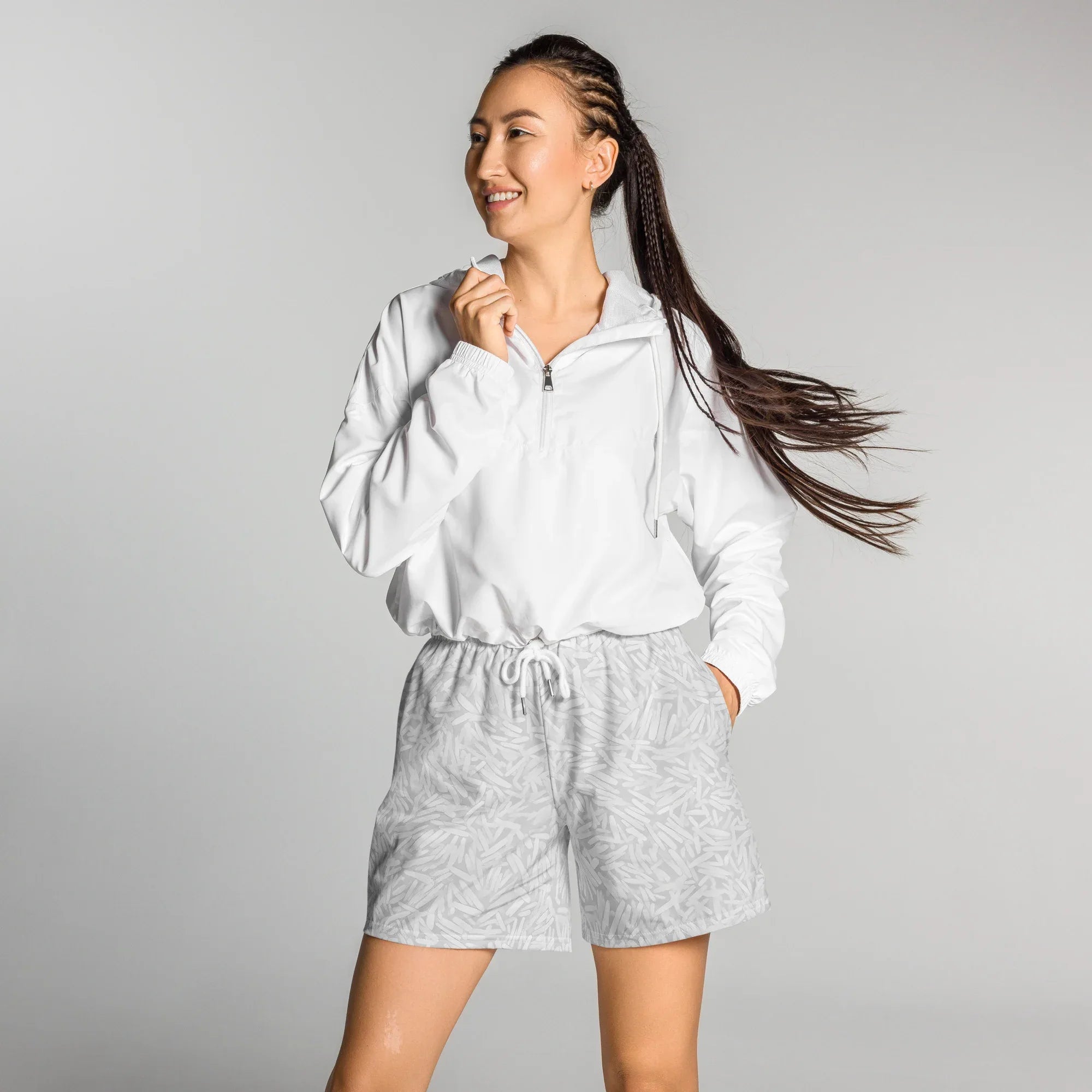 All-Over Print Unisex Athletic Long Shorts - AwRans Clothing