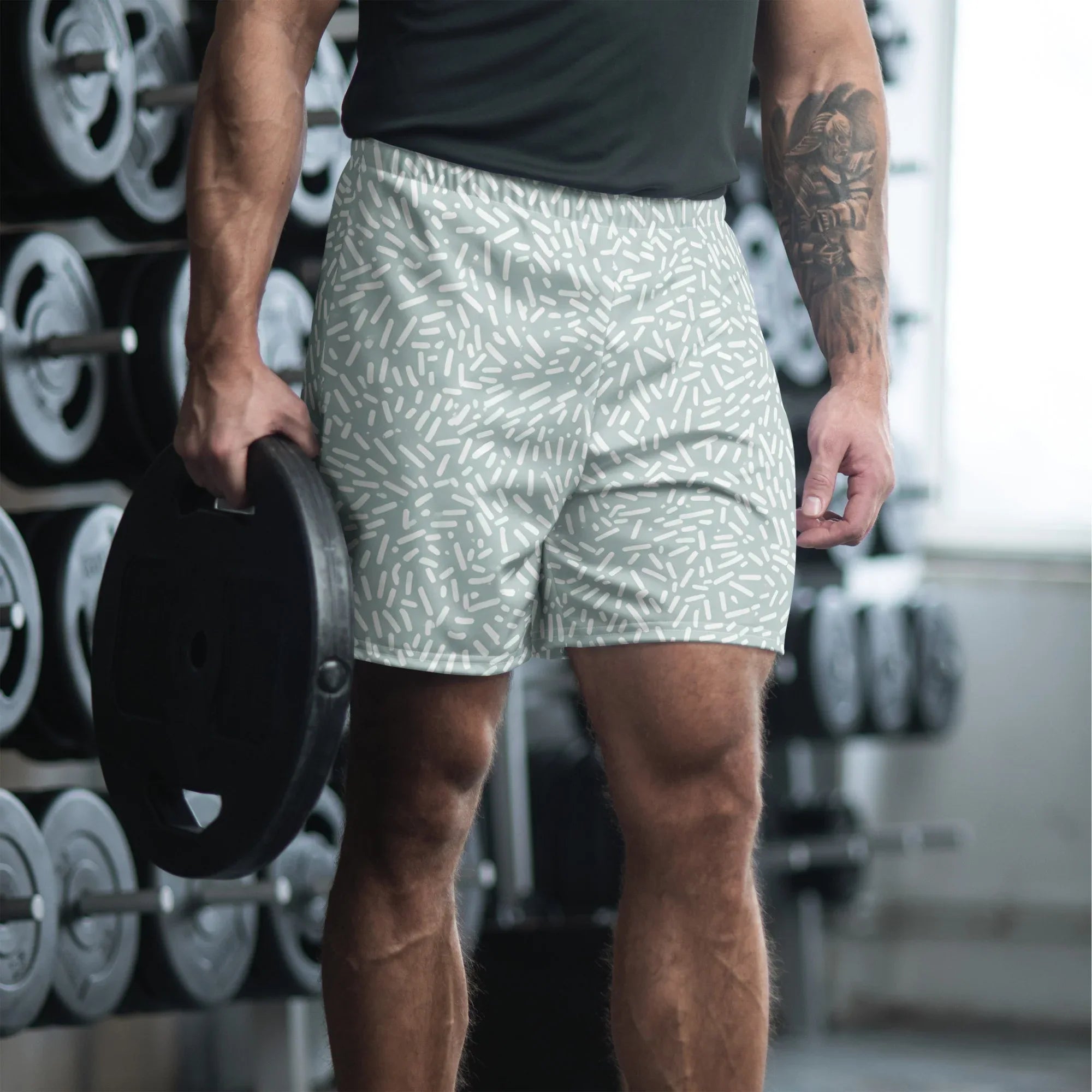All-Over Print Unisex Athletic Long Shorts - AwRans Clothing