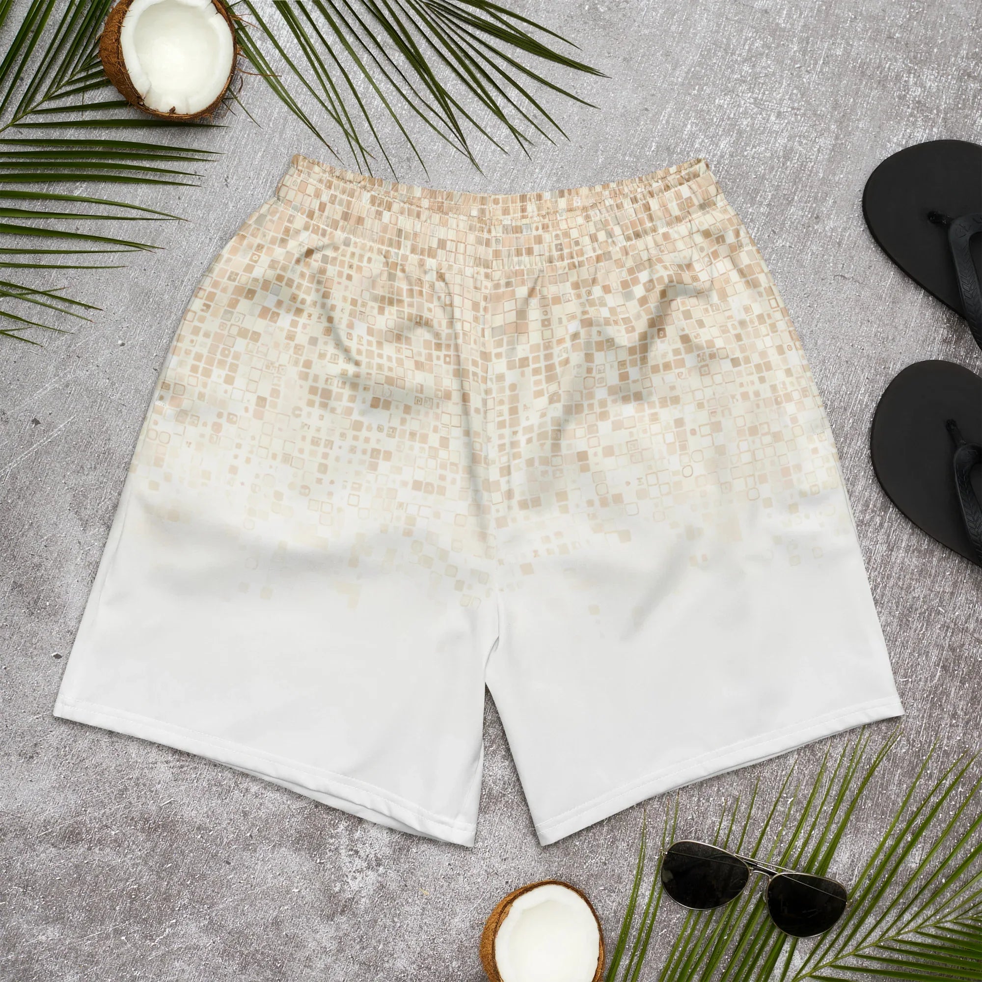 All-Over Print Unisex Athletic Long Shorts - AwRans Clothing