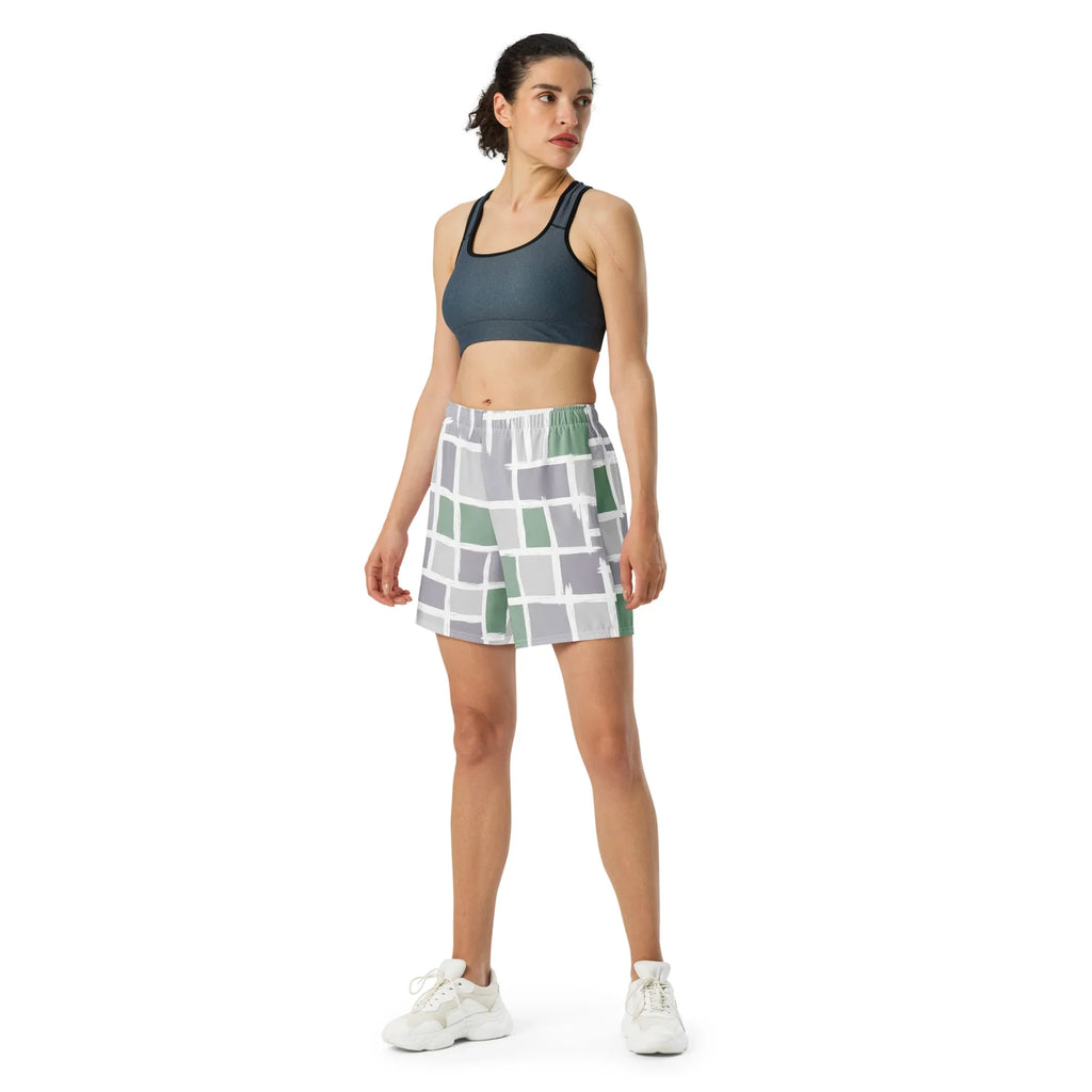 All-Over Print Unisex Athletic Long Shorts - AwRans Clothing