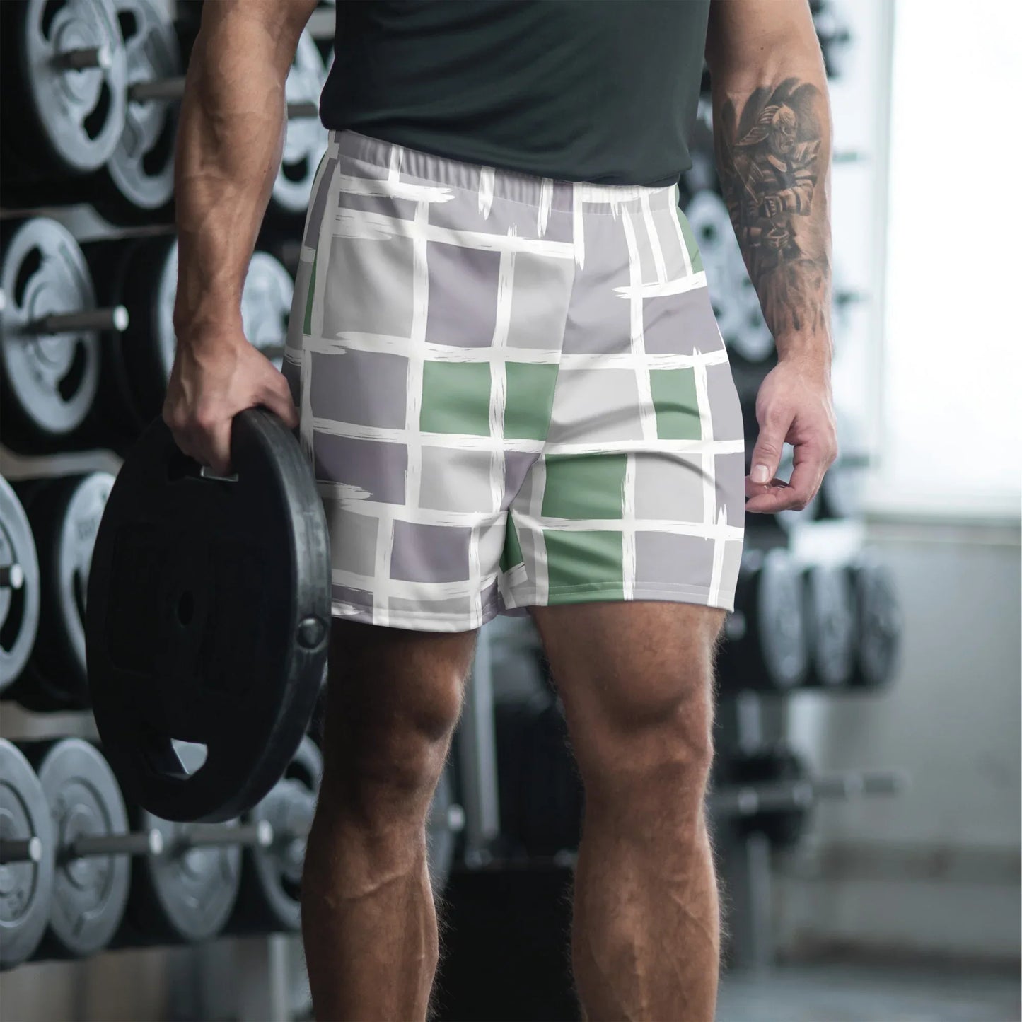 All-Over Print Unisex Athletic Long Shorts - AwRans Clothing