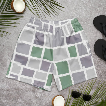 All-Over Print Unisex Athletic Long Shorts - AwRans Clothing