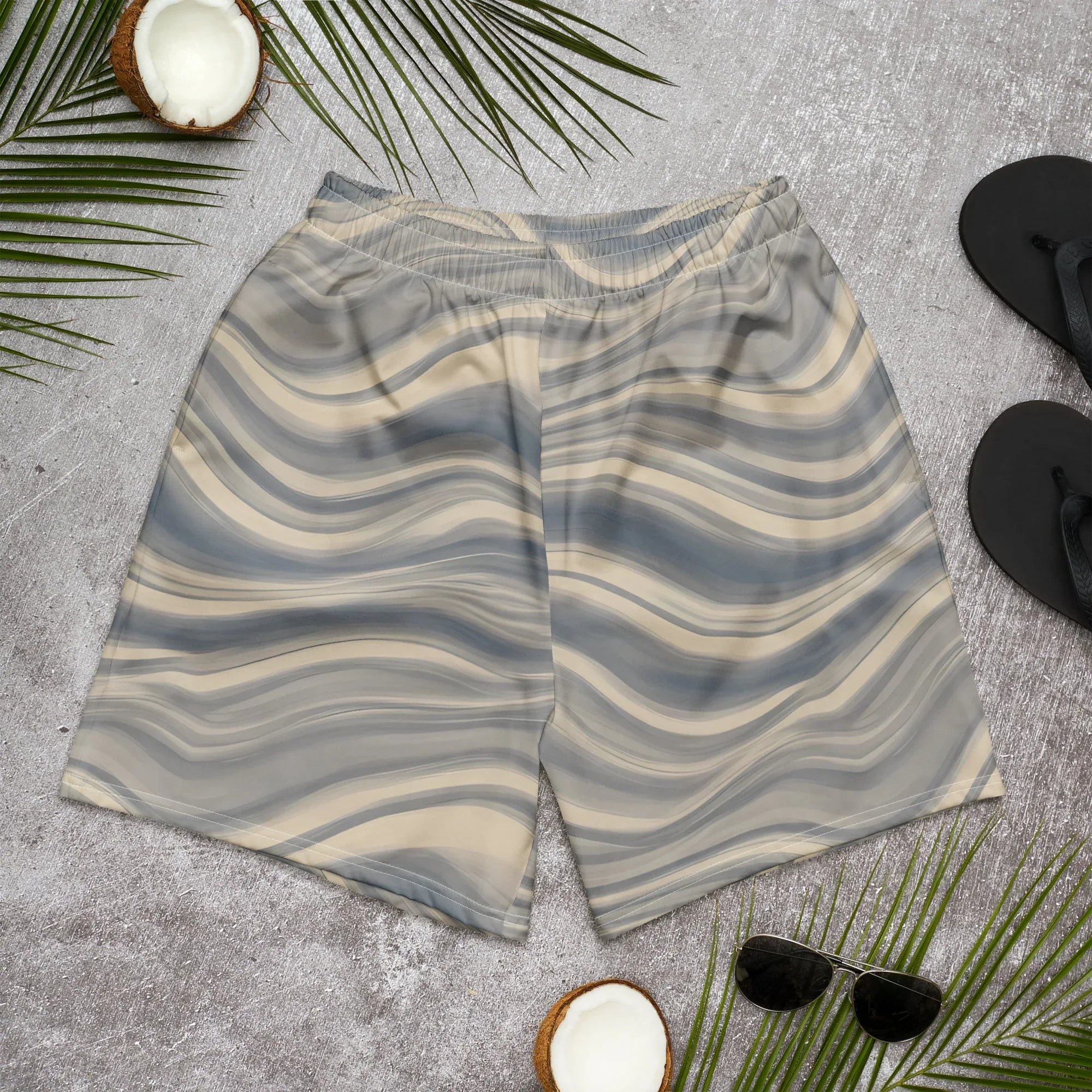 All-Over Print Unisex Athletic Long Shorts - AwRans Clothing