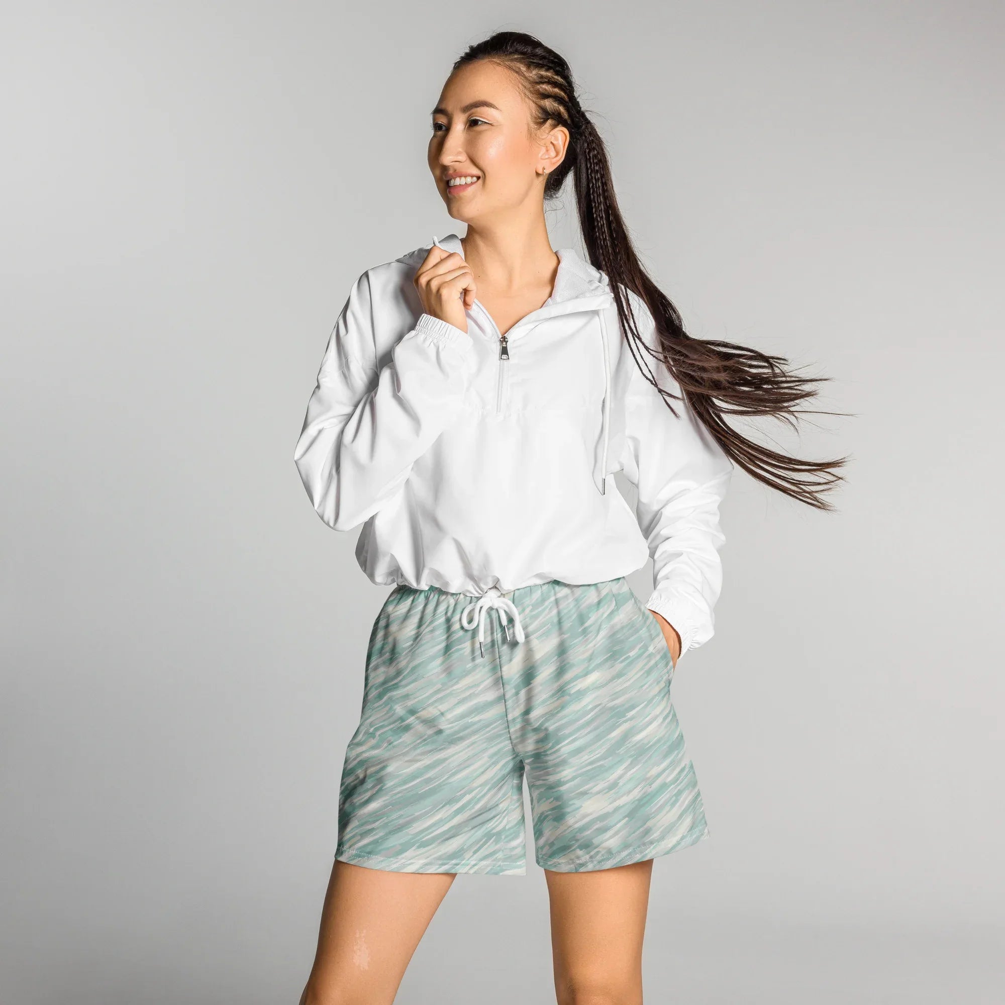 All-Over Print Unisex Athletic Long Shorts - AwRans Clothing