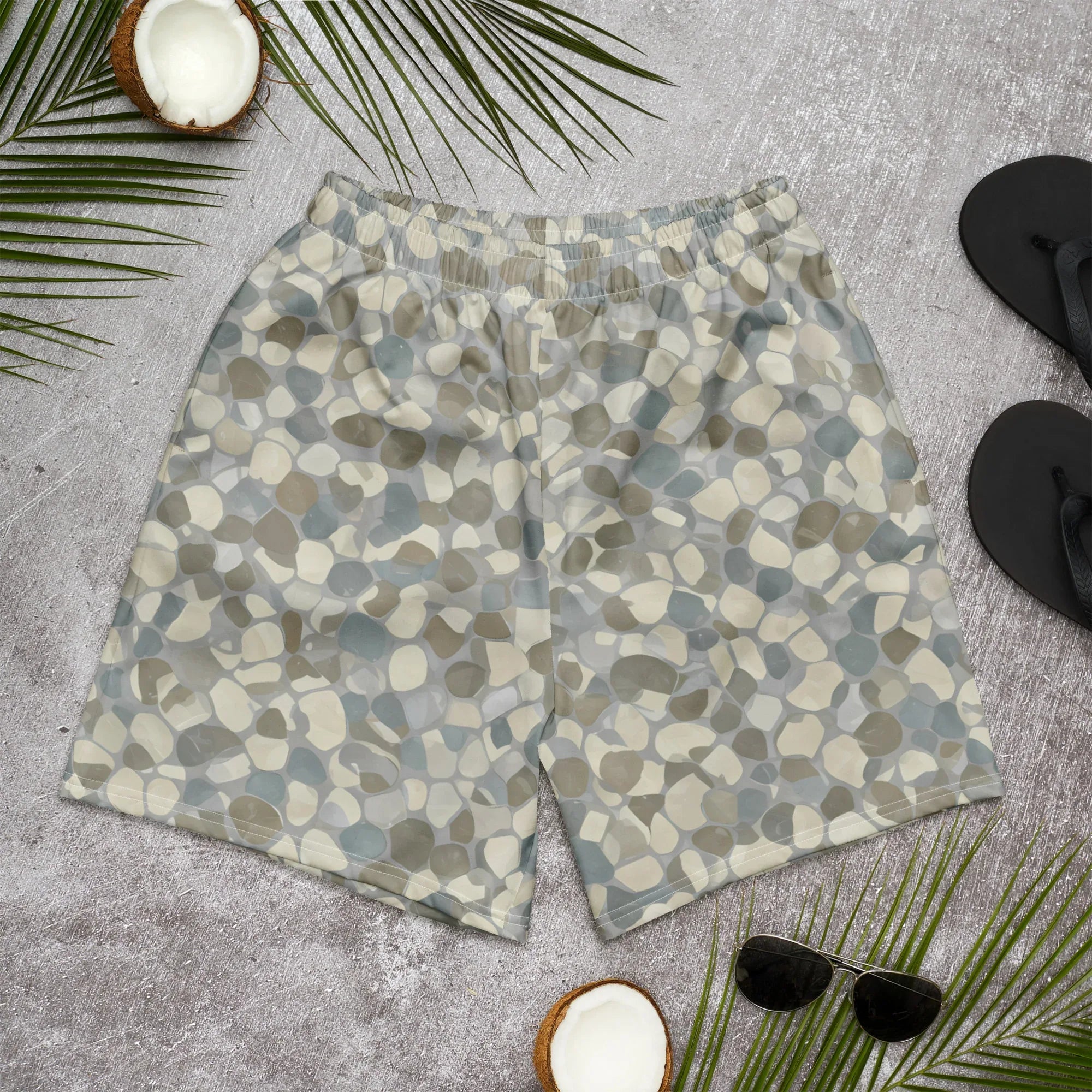 All-Over Print Unisex Athletic Long Shorts - AwRans Clothing