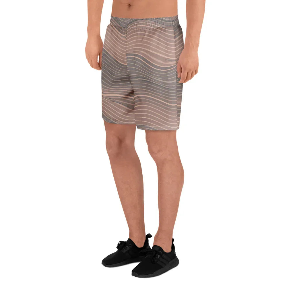 All-Over Print Unisex Athletic Long Shorts - AwRans Clothing