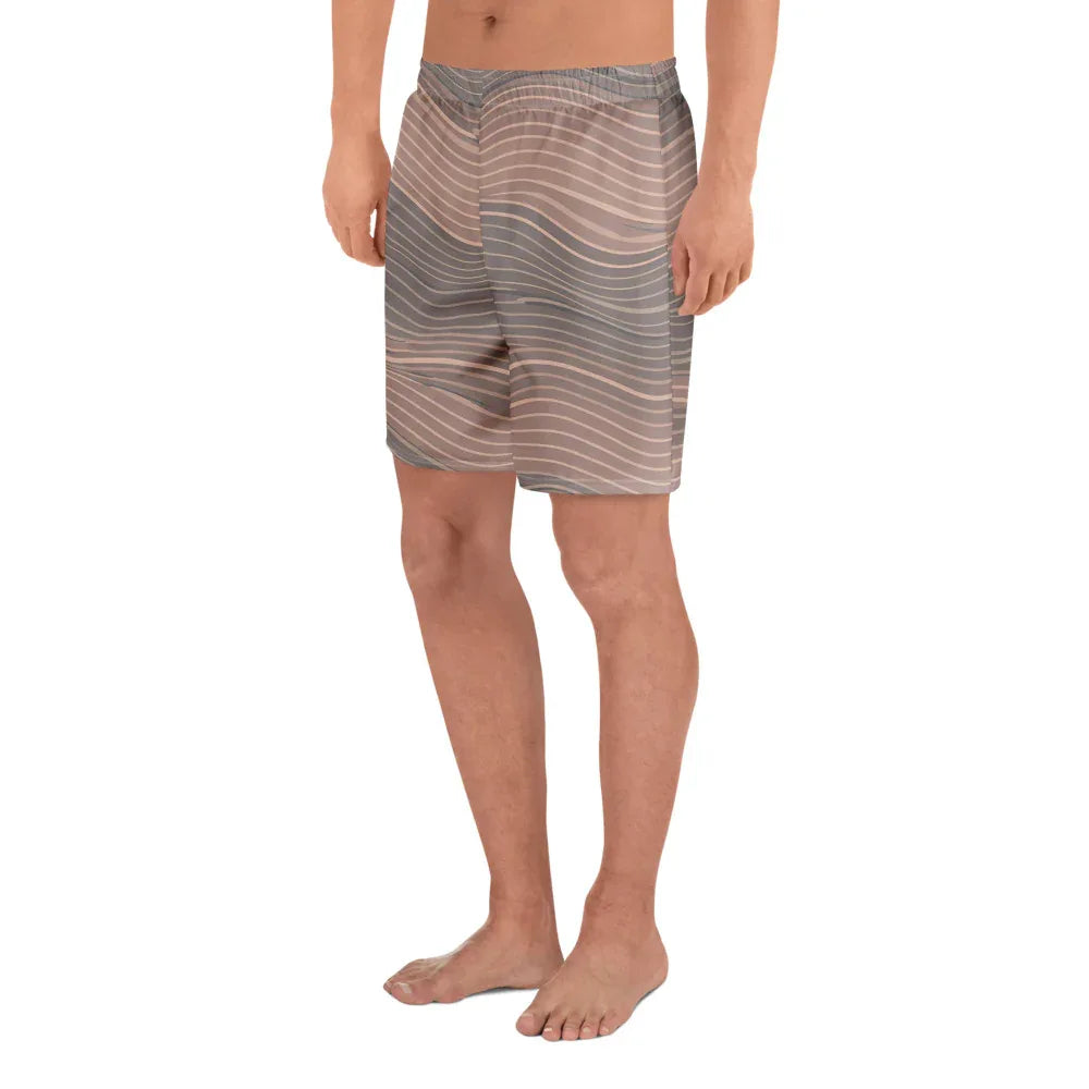 All-Over Print Unisex Athletic Long Shorts - AwRans Clothing