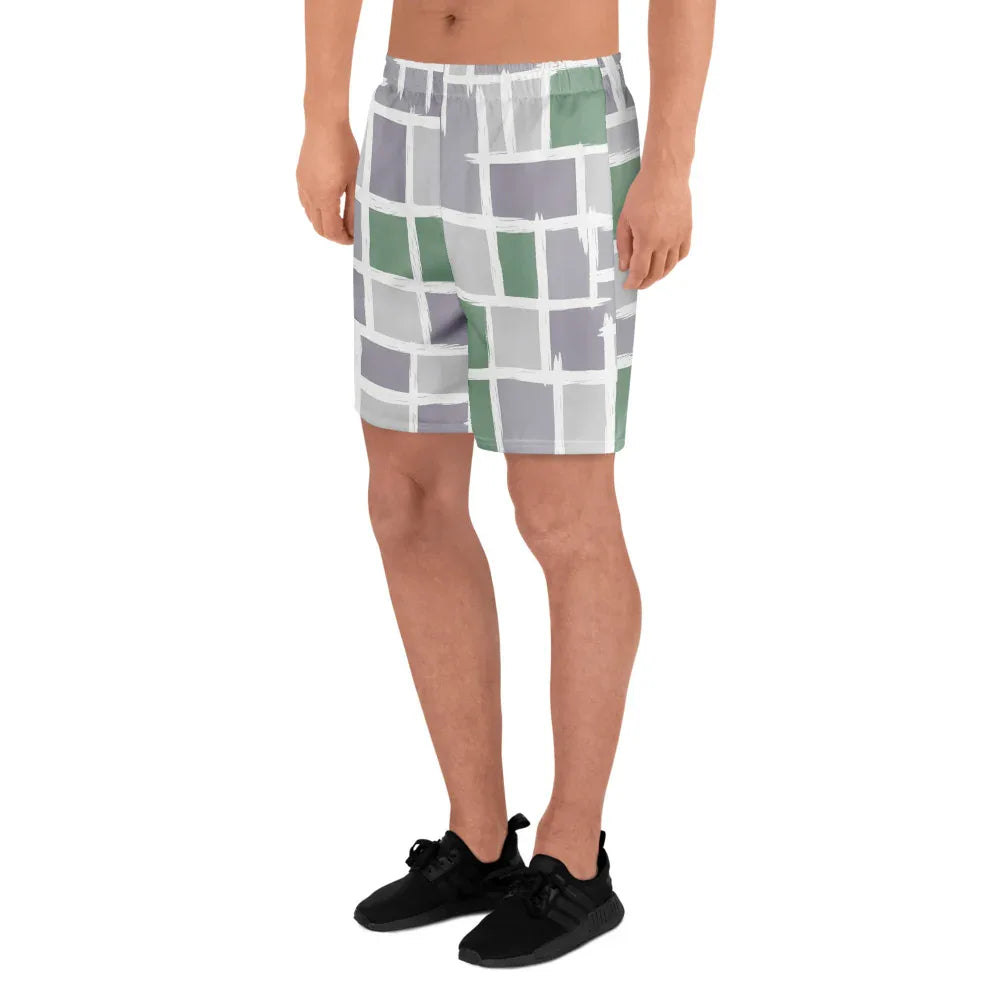 All-Over Print Unisex Athletic Long Shorts - AwRans Clothing