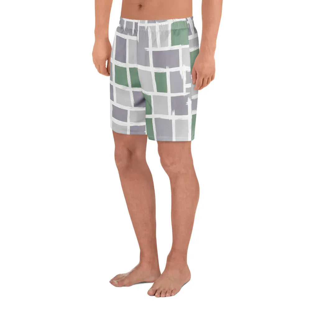 All-Over Print Unisex Athletic Long Shorts - AwRans Clothing
