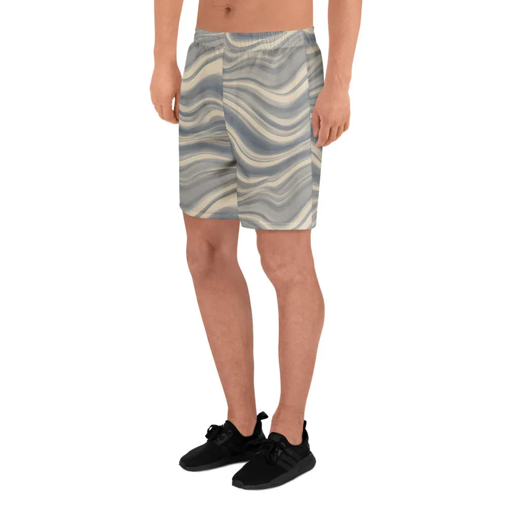 All-Over Print Unisex Athletic Long Shorts - AwRans Clothing
