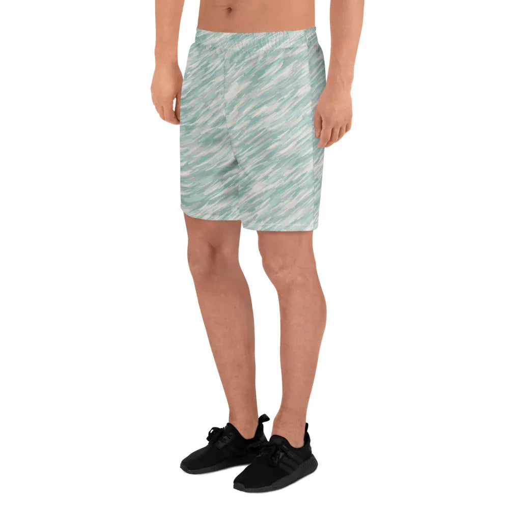 All-Over Print Unisex Athletic Long Shorts - AwRans Clothing