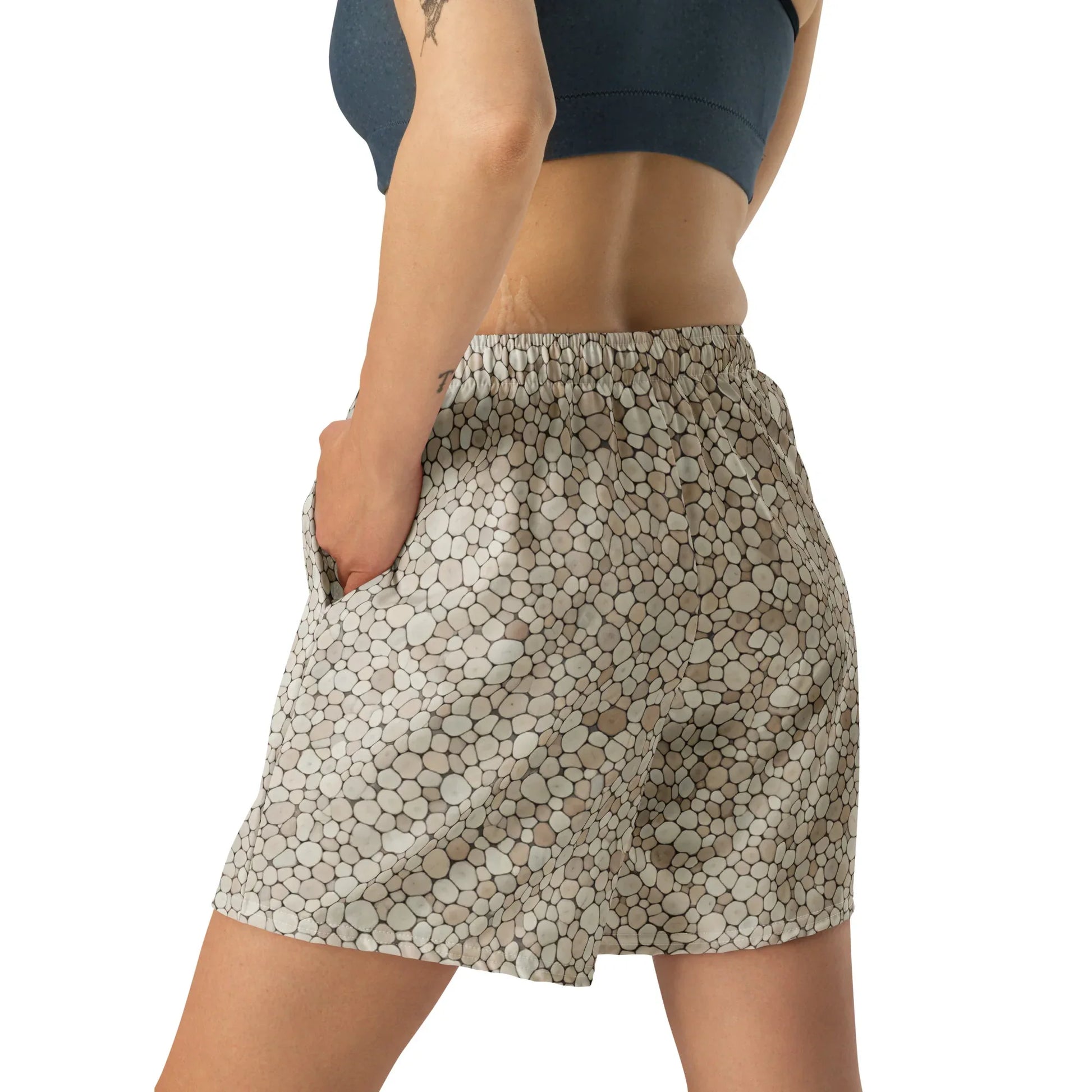 All-Over Print Unisex Athletic Long Shorts - AwRans Clothing