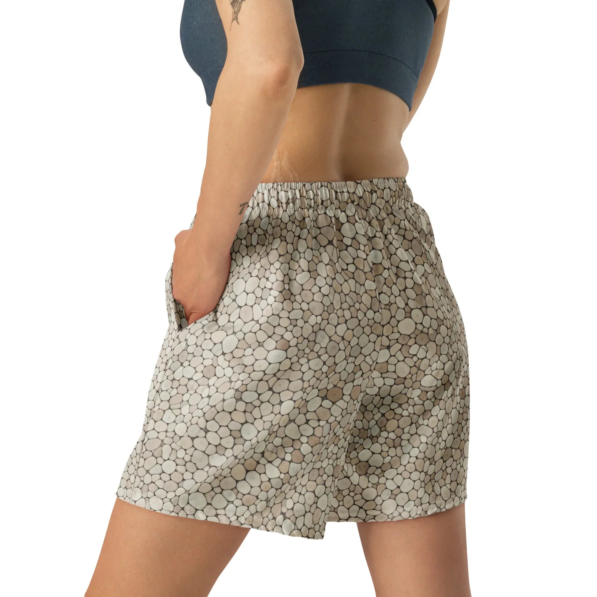 All-Over Print Unisex Athletic Long Shorts - AwRans Clothing