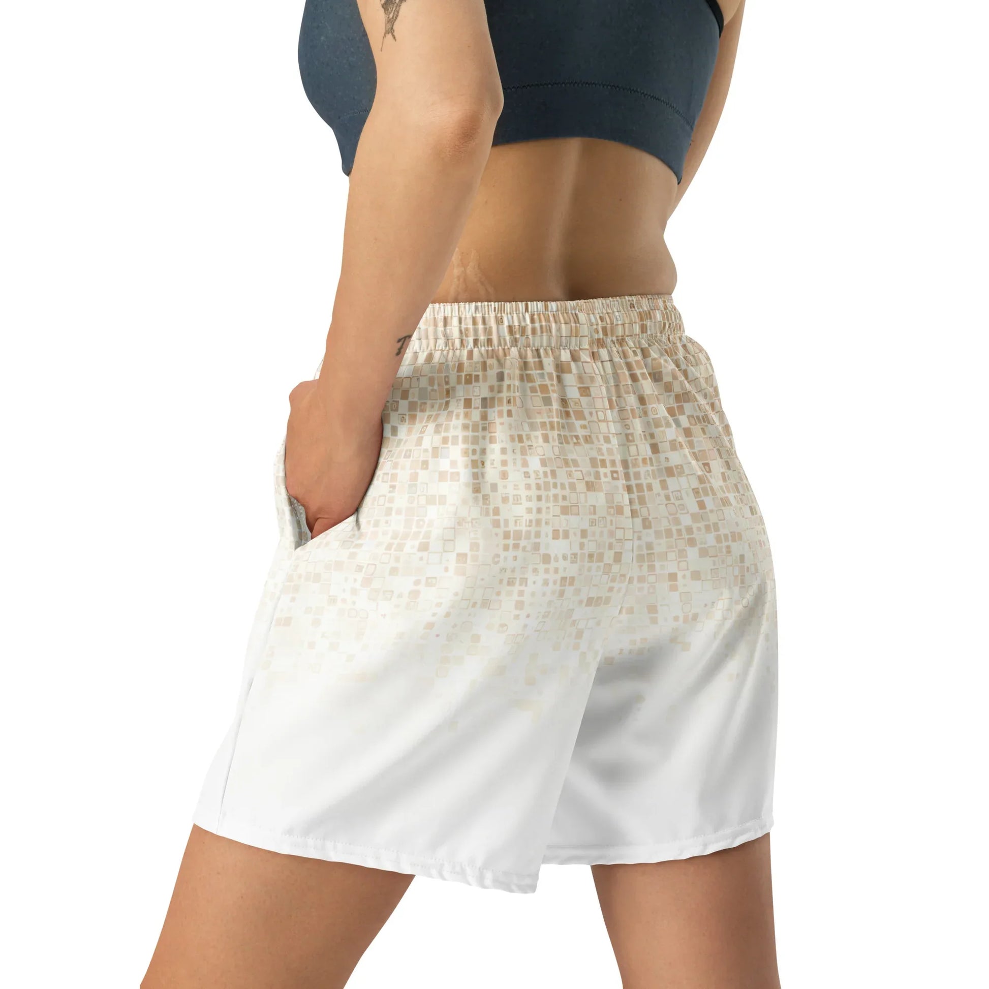 All-Over Print Unisex Athletic Long Shorts - AwRans Clothing