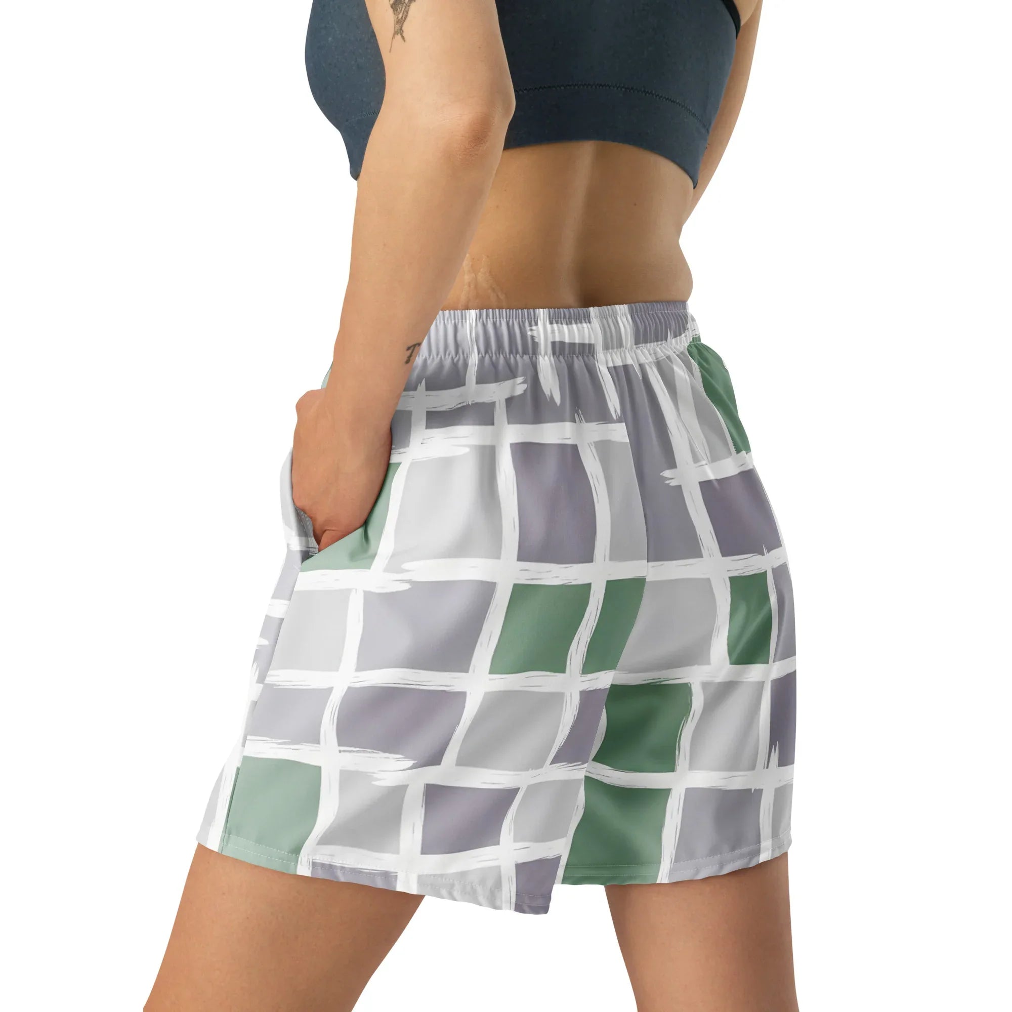 All-Over Print Unisex Athletic Long Shorts - AwRans Clothing