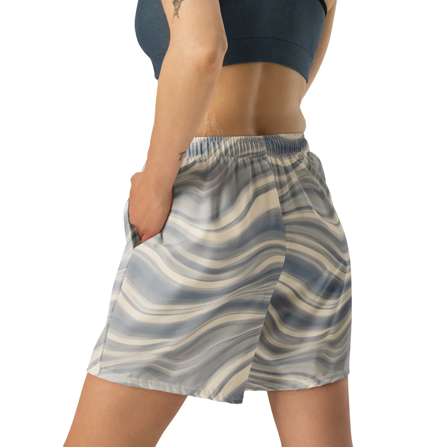 All-Over Print Unisex Athletic Long Shorts - AwRans Clothing