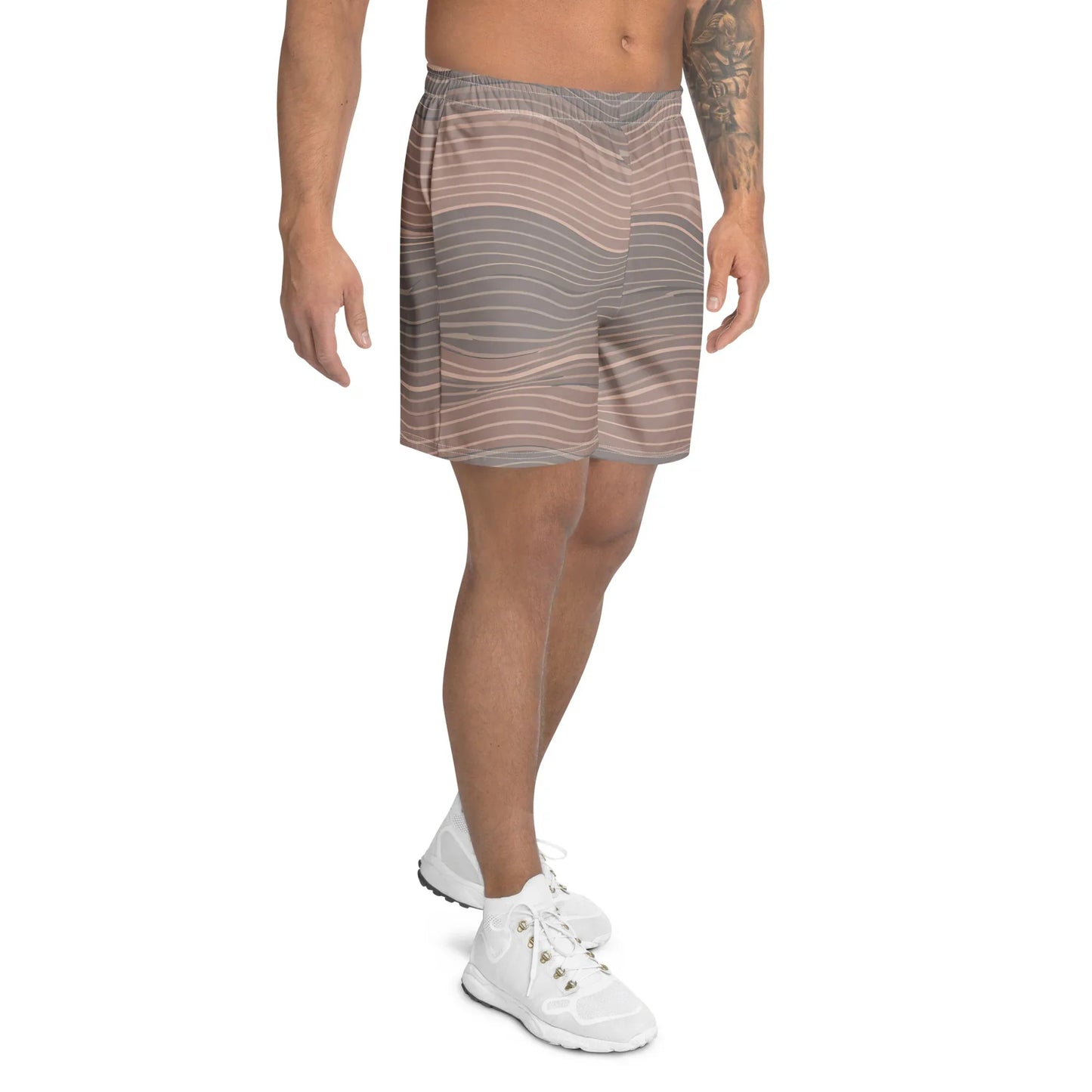 All-Over Print Unisex Athletic Long Shorts - AwRans Clothing