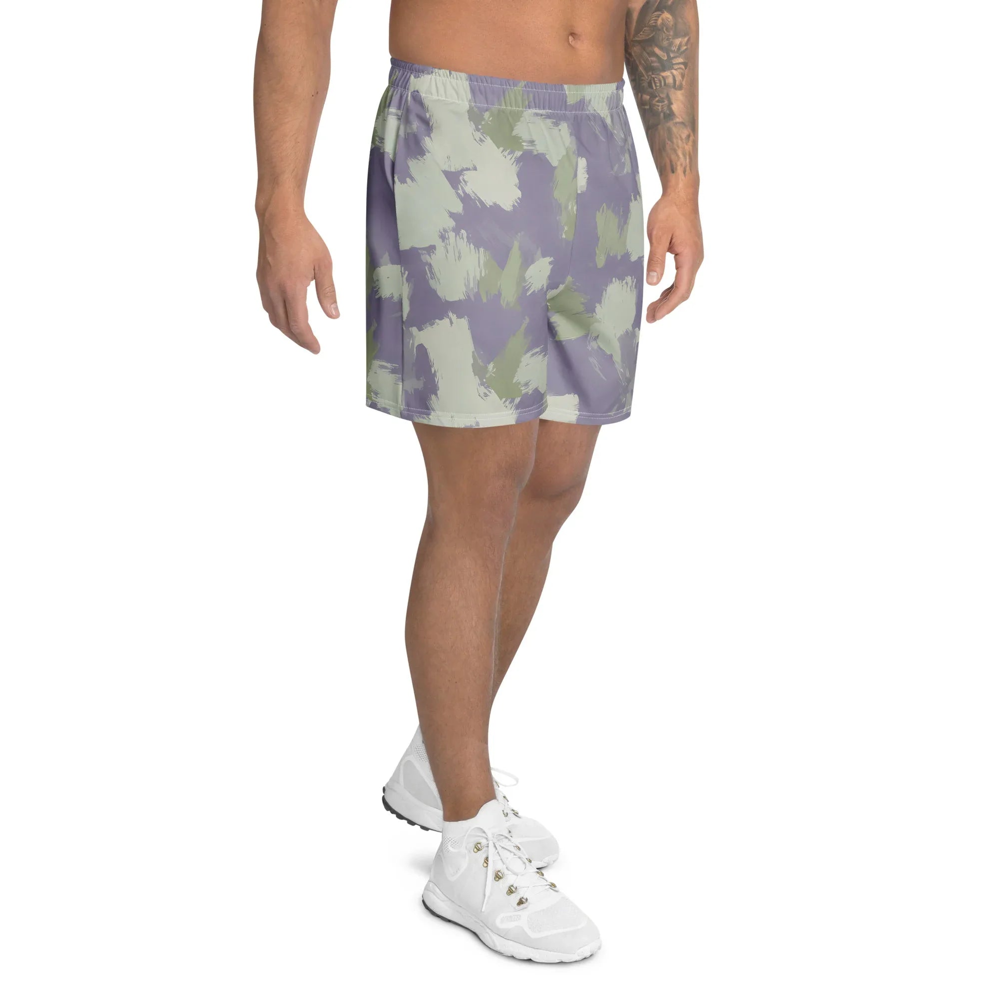 All-Over Print Unisex Athletic Long Shorts - AwRans Clothing