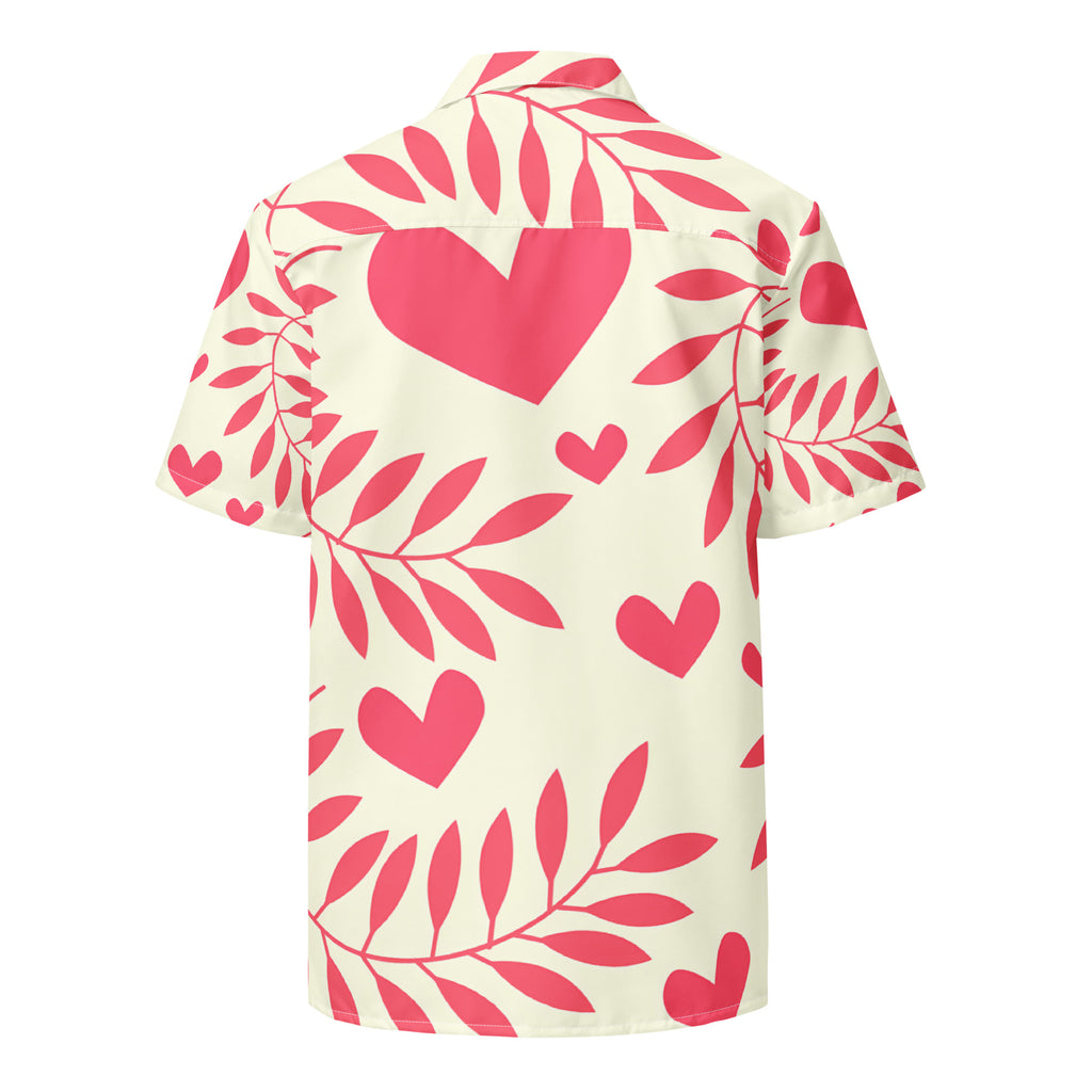 Unisex Button Shirt button shirt AwRans Clothing all-over-print-unisex-button-shirt-white-back-67c4f495ec3ab