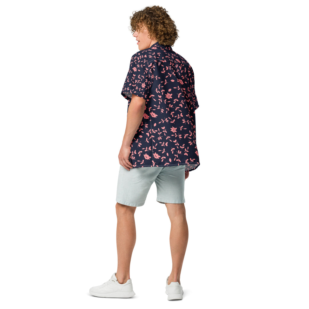 Unisex Button Shirt button shirt AwRans Clothing all-over-print-unisex-button-shirt-white-back-67c4f59b93964