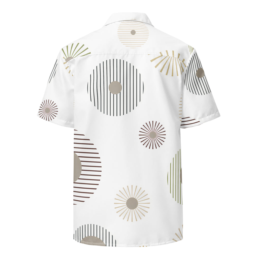 Unisex Button Shirt button shirt AwRans Clothing all-over-print-unisex-button-shirt-white-back-67c4f61dc95bc