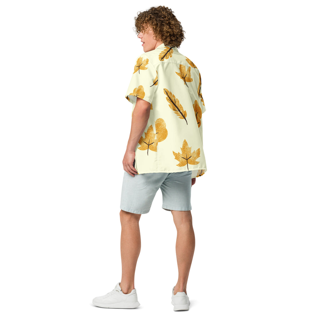 Unisex Button Shirt button shirt AwRans Clothing all-over-print-unisex-button-shirt-white-back-67c4f75307b9c