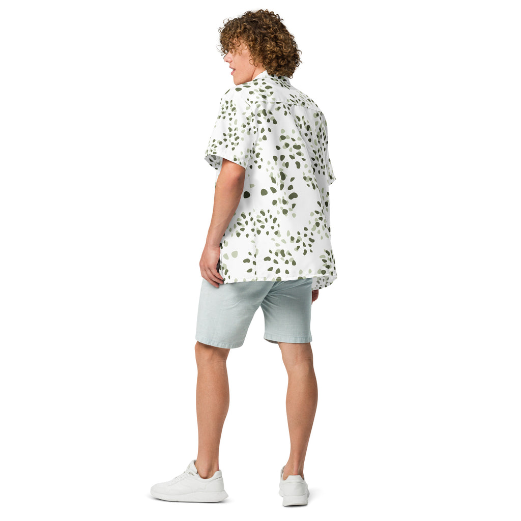 Unisex Button Shirt button shirt AwRans Clothing all-over-print-unisex-button-shirt-white-back-67c4f79141f12