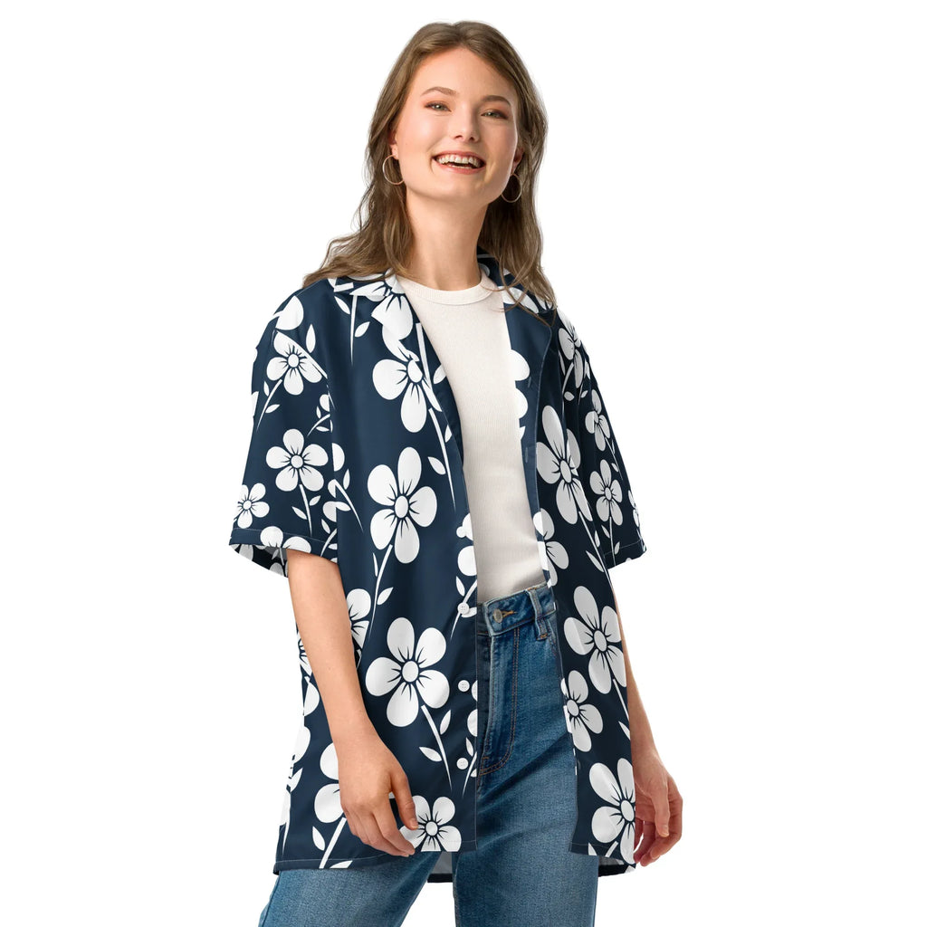 Unisex Button Shirt button shirt AwRans Clothing all-over-print-unisex-button-shirt-white-front-2-67c4f37b7b08d