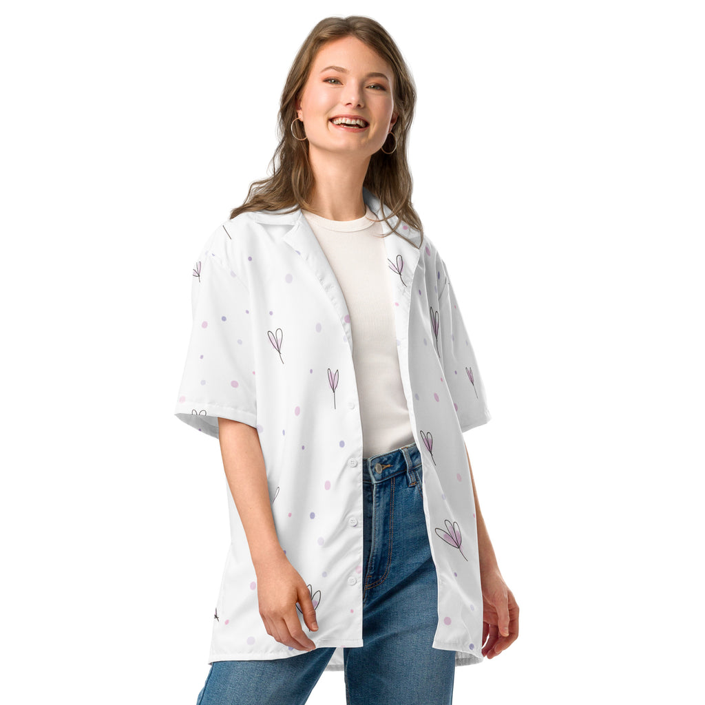 Unisex Button Shirt button shirt AwRans Clothing all-over-print-unisex-button-shirt-white-front-2-67c4f5cb4d39c