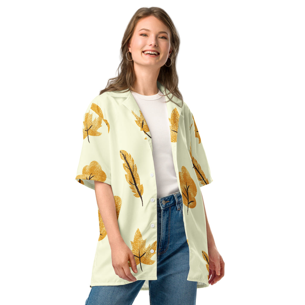 Unisex Button Shirt button shirt AwRans Clothing all-over-print-unisex-button-shirt-white-front-2-67c4f75308455