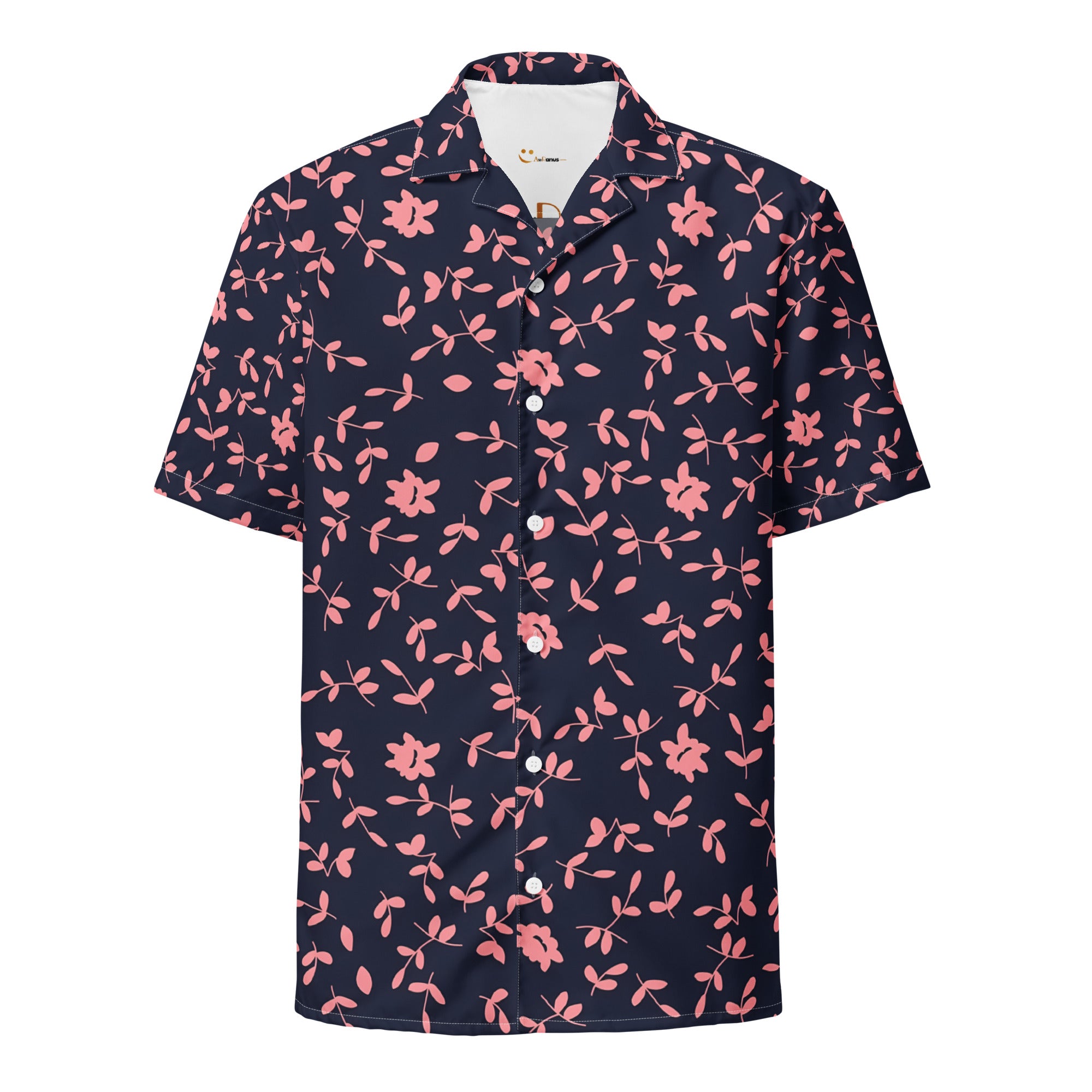 Unisex Button Shirt button shirt AwRans Clothing all-over-print-unisex-button-shirt-white-front-67c4f59b93e0c
