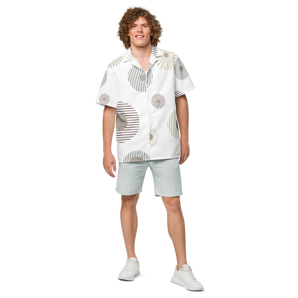 Unisex Button Shirt button shirt AwRans Clothing all-over-print-unisex-button-shirt-white-front-67c4f61dc99b3