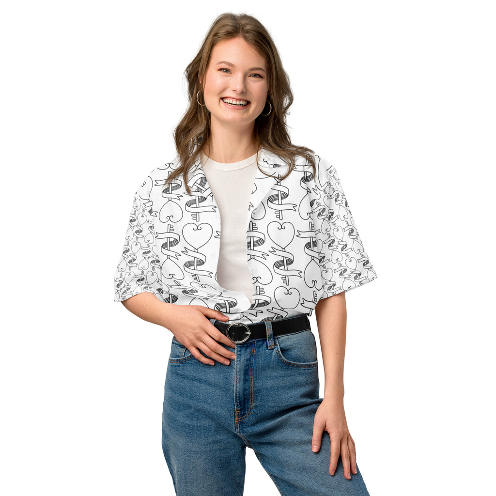 Unisex Button Shirt 6XL button shirt AwRans Clothing all-over-print-unisex-button-shirt-white-front-67c4f68ce7cfd