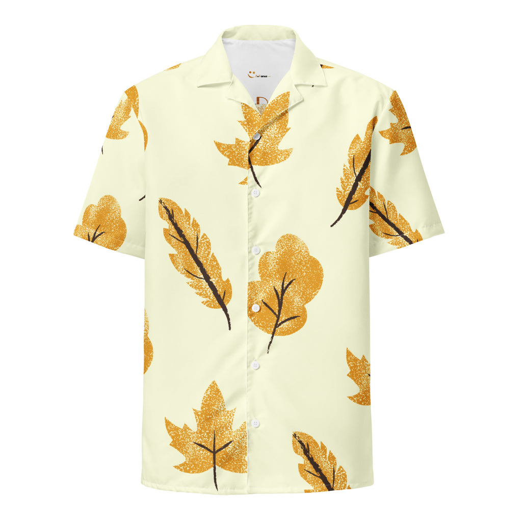 Unisex Button Shirt button shirt AwRans Clothing all-over-print-unisex-button-shirt-white-front-67c4f75307e93