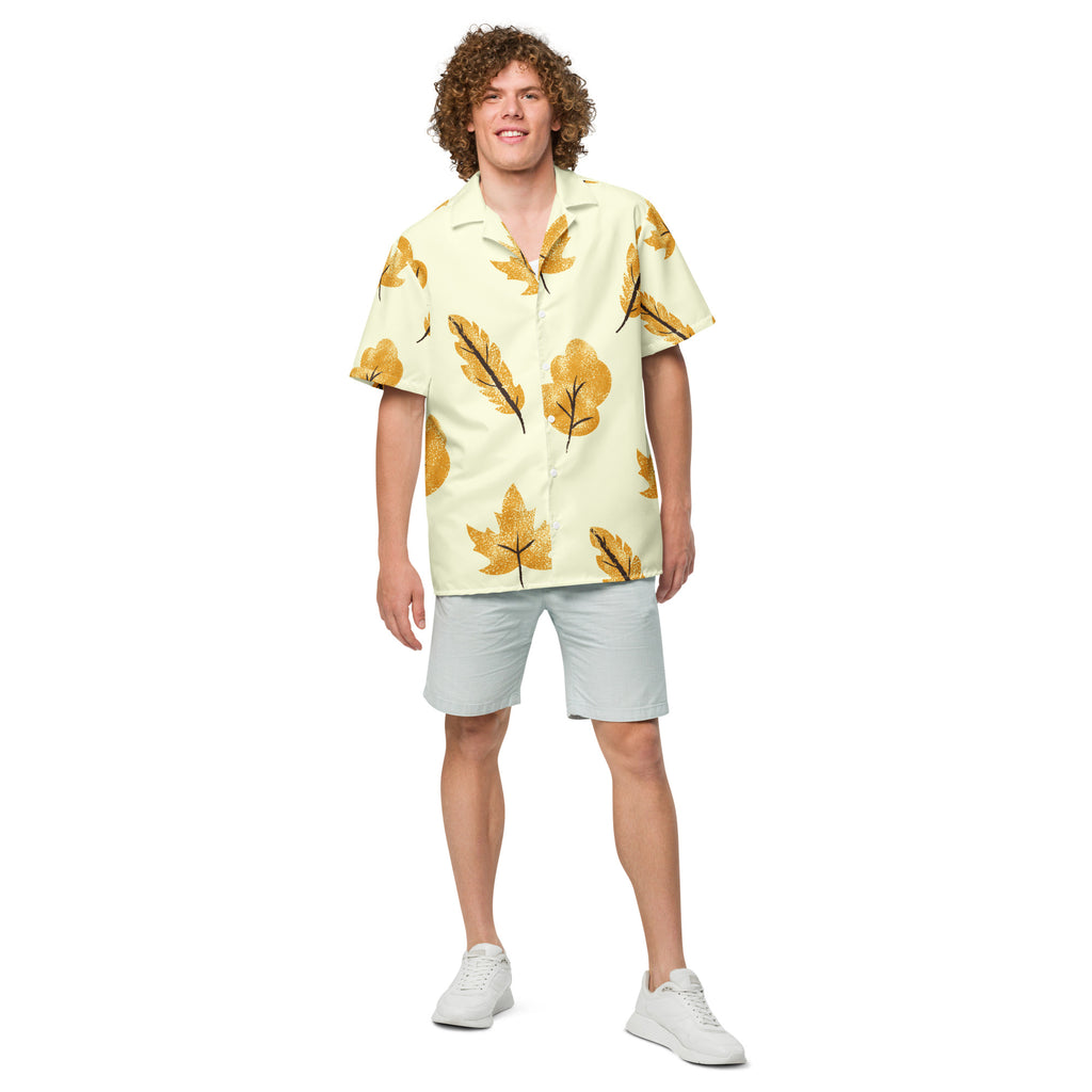 Unisex Button Shirt button shirt AwRans Clothing all-over-print-unisex-button-shirt-white-front-67c4f75308144