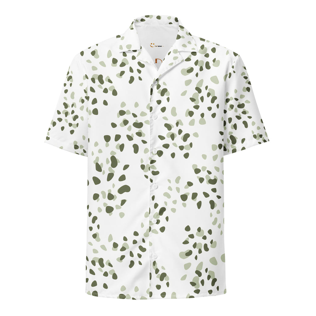 Unisex Button Shirt button shirt AwRans Clothing all-over-print-unisex-button-shirt-white-front-67c4f7914265e