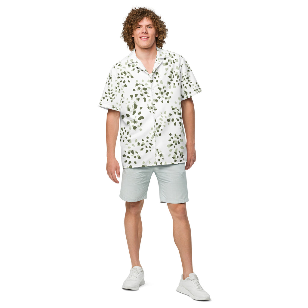 Unisex Button Shirt button shirt AwRans Clothing all-over-print-unisex-button-shirt-white-front-67c4f79142ca8